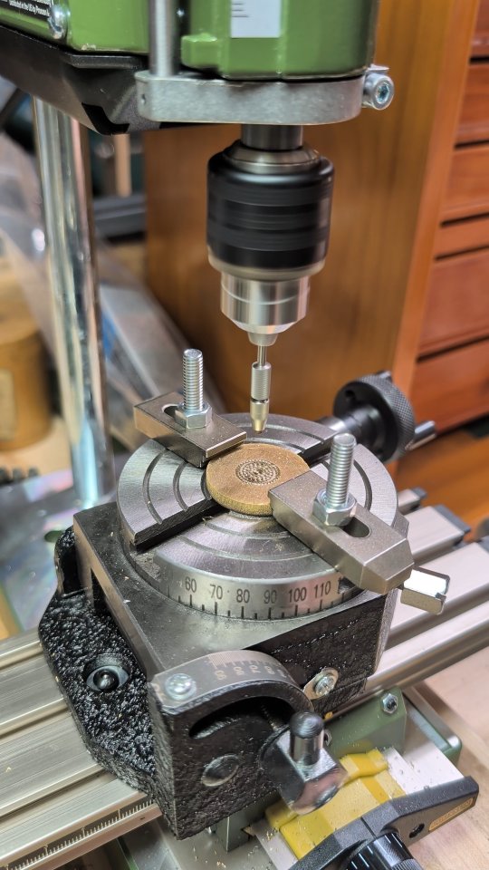 Practicing circular perlage pattern in a piece of brass. A lot more practice needed before I'm ready for bridges!
#watchmaking #watchmaker #horology #perlage #finishing