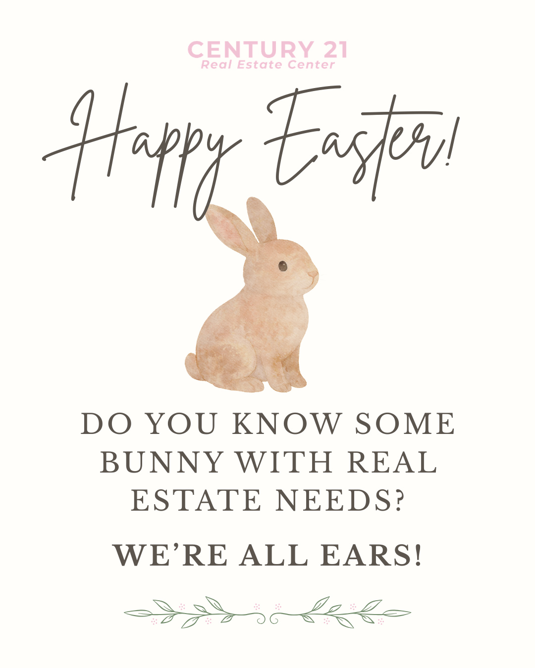 Wishing you a joyful Easter filled with new beginnings and fresh opportunities. 🐰 Whether you're hunting for eggs or your dream home, we’re here to help!
#HappyEaster #NewBeginnings #C21RealEstate