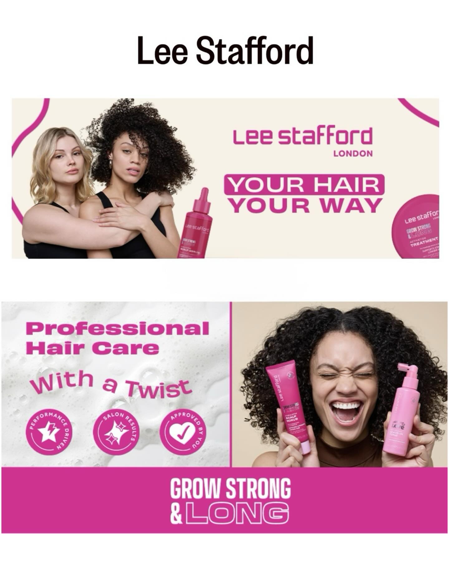 In-store, online, print - you cannot miss our girl Brooklen in the new Lee Stafford London hair ads for Sally B.
Congratulations! 💕
@brooklen
@sallybeauty
@leestaffordhair