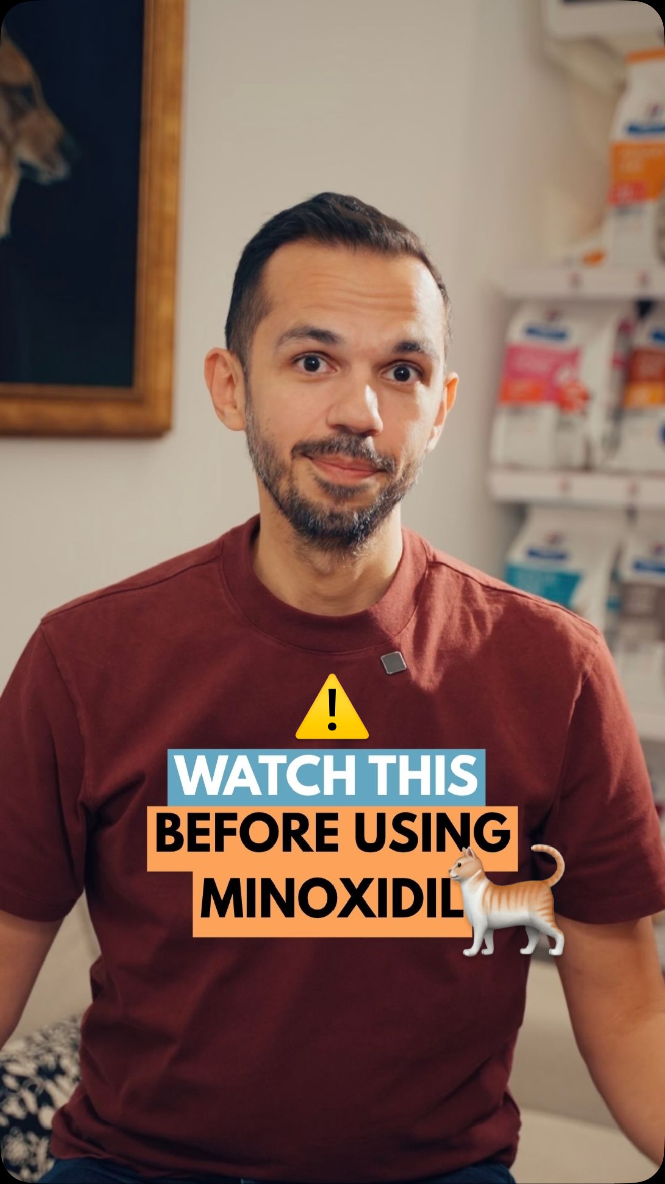 ‼️A quick warning that could save your cat’s life. Minoxidil is highly toxic to cats.. even small exposure can be deadly. Please spread the word 🙏🏼
@mikesvetdxb
#vetlife #vetmed #cathealth #vetclinic #vetmedicine