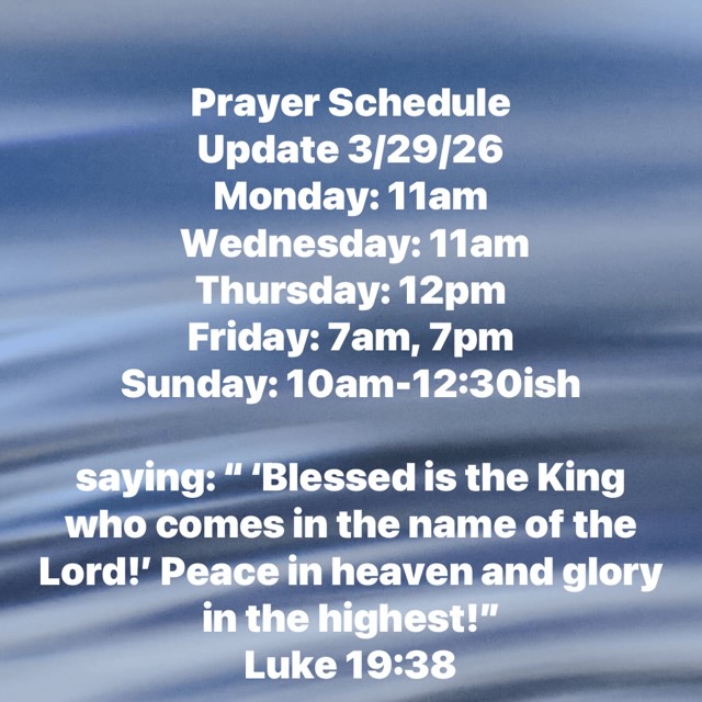 For updates and full schedule go to
www.lighthop.org
Lighthouse of Prayer
1011 N 26th St
Kalamazoo, MI 49048
Streaming link at www.lighthop.org
Not forsaking the assembling of ourselves together, as is the manner of some, but exhorting one another, and so much the more as you see the Day approaching. Hebrews 10:25
Brethren, pray for us.
1 Thessalonians 5:25