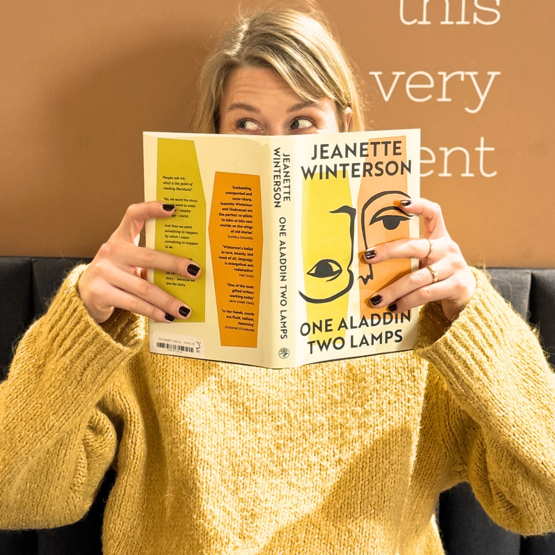¨It is possible to open what is closed. To dodge what seems inevitable. To stretch what is shrunk. To counter one story with another.
Walking back from the library, town at the bottom, hill at the top, a town that might as well have been a walled fortress set inside a moat guarded by crocodiles, my heart was light. I had found my magic lamp and flying carpet.
Let’s put it like this.
I can change the story because I am the story.¨
This is the beginning of One Aladdin, Two Lamps Jeanette Winterson´s latest — a genre-bending work that blends memoir, literary criticism, essay, and a feminist retelling of One Thousand and One Nights.
The kind of book that makes you, and Tilda, look beyond the page.
#memoir #bookswelove