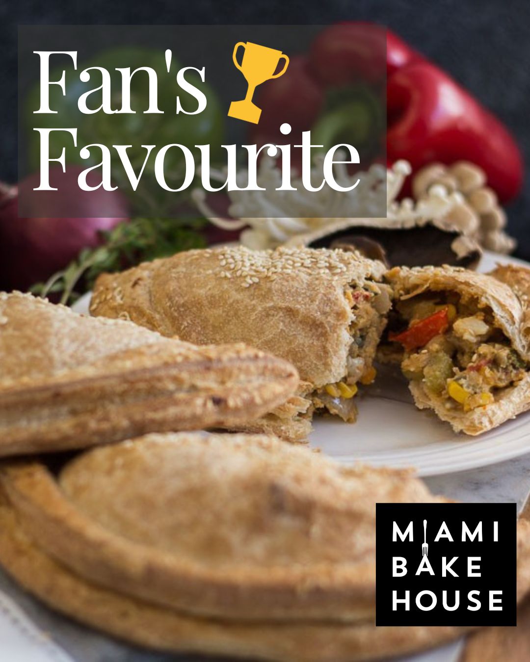 This week our Fan Favourite is our hearty Veggie Pastie! 🥕✨
Packed with a colourful mix of seasonal vegetables, herbs, and spices, all wrapped in our signature flaky, golden pastry. Handmade with care by our award-winning bakers, it’s the perfect choice for a wholesome lunch or savoury goods on the go.
Warm, satisfying, and full of flavour - a true Fan Favourite!
