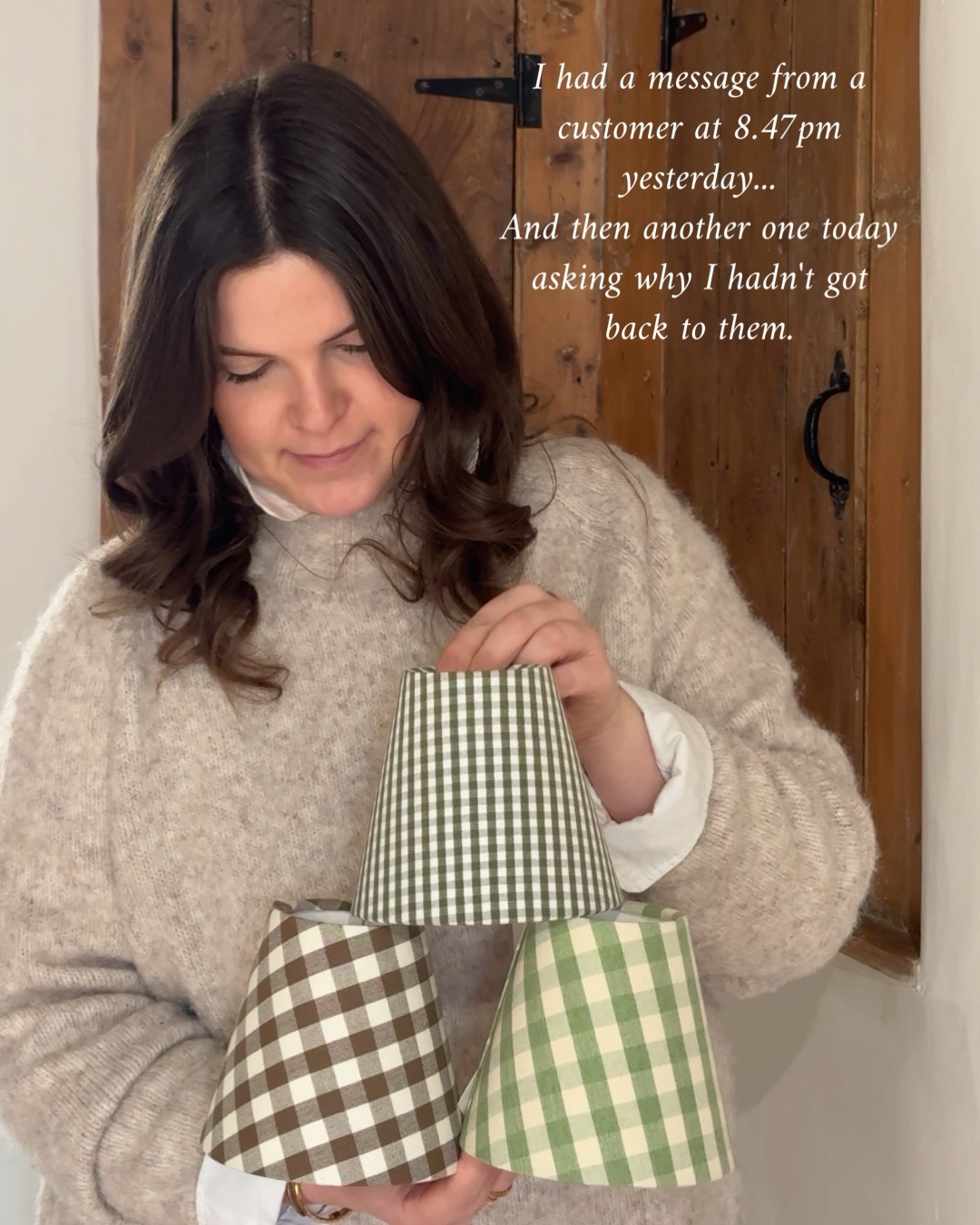 A little reminder that behind most small businesses, it’s just one person.
Wearing lots of hats, juggling an endless list of jobs each day, and doing their best to keep everything moving.
We’re human, we care, and we’re always doing our best - even on the busiest days.