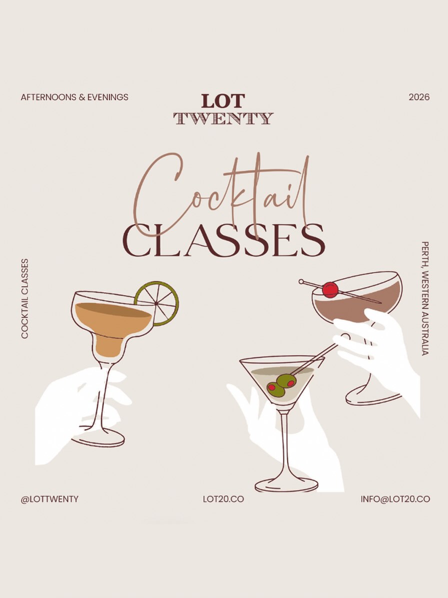 Shake, Stir, and Sip at Lot Twenty! 🍸
Ever wanted to know the secret behind the perfect cocktail? Now is your chance to jump behind the bar and master the craft!
Whether you’re a total beginner or a budding home mixologist, this experience is designed to be fun, hands-on, and seriously delicious.
Perfect for date nights, catch-ups with friends, or just treating yourself to something different. Spots fill up fast!
Ready to become the life of the party?
👉 Book your spot now at www.lot20.co/classes/cocktails or click the link in our bio.
#seeyouintwenty