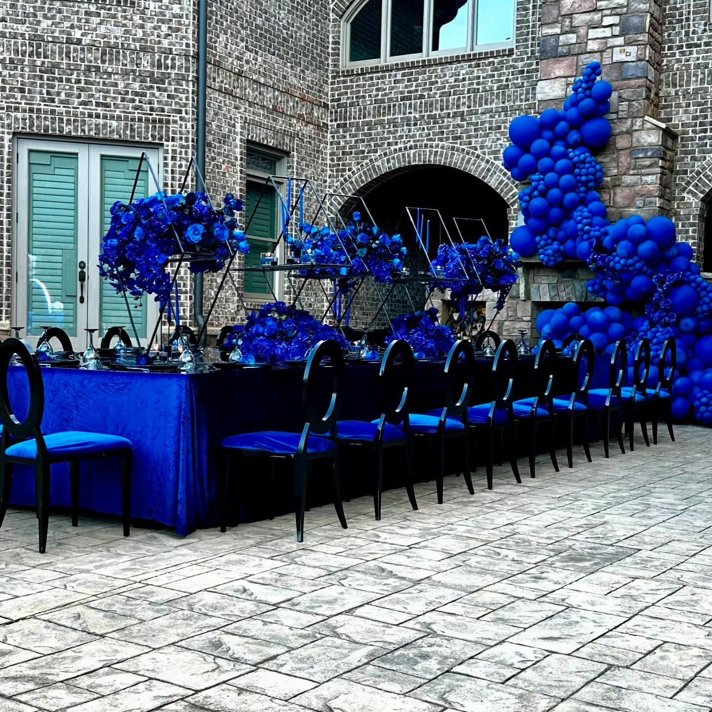 Black Cartier chairs available for rent. Contact us today! #eventrentalsatlanta #partyrentalsatlanta #georgiaeventrentals #luxurychairrentals #luxurychairrentalsatl