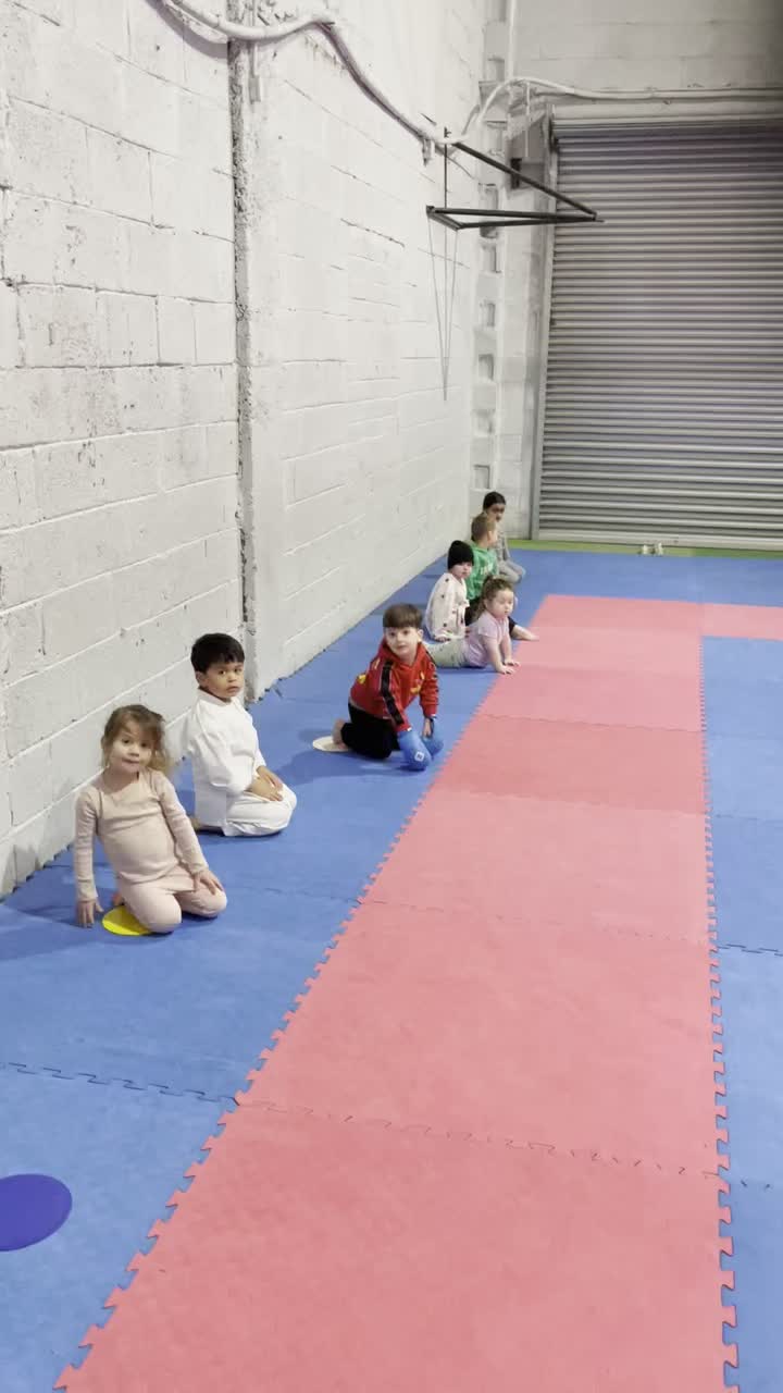 Age 3-4 warming up at Meath Martial Arts. Enquiries to 0872026838 or book a free trial at https://www.meathmartialarts.ie/karate.