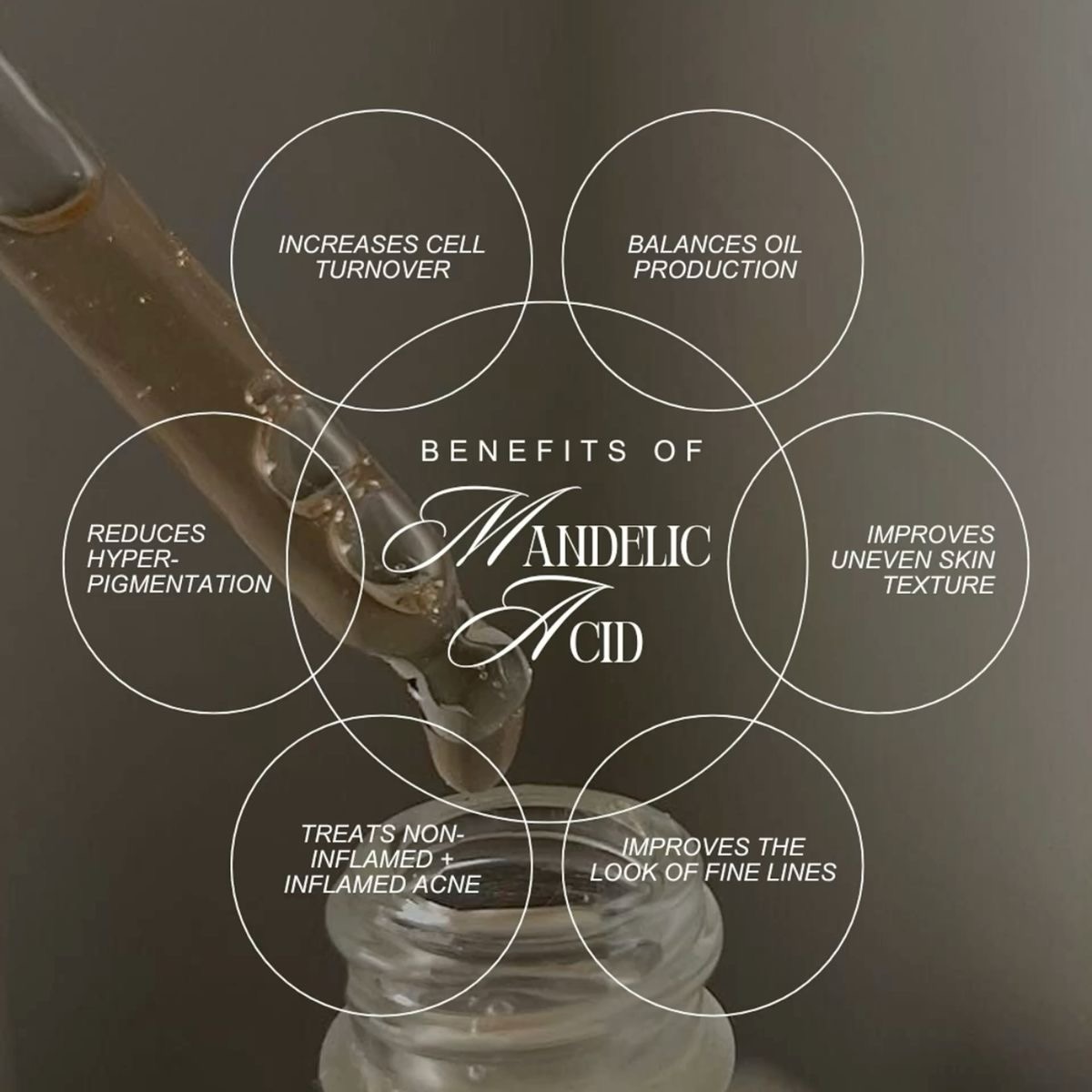 HALE & HUSH MANDELIC SERUM IS A STAR⭐️ (one of the largest-molecule acids → slower penetration → less irritation)
Key benefits:
⭐️ Smooths texture + light resurfacing
⭐️ Helps clear clogged pores + blackheads
⭐️ Brightens post-acne marks / hyperpigmentation
⭐️ Can help reduce breakouts + oil production
⭐️ Supports firmer-looking skin over time 
⭐️ Safe for sensitive, rosacea-prone, or slightly compromised skin!!
⭐️ Great entry-level exfoliant
⭐️ Works well in routines where you’re also protecting the barrier (very Hale & Hush coded)
🔗available for purchase in my BIO use code: “SPRING” for 15% off🌷🌼