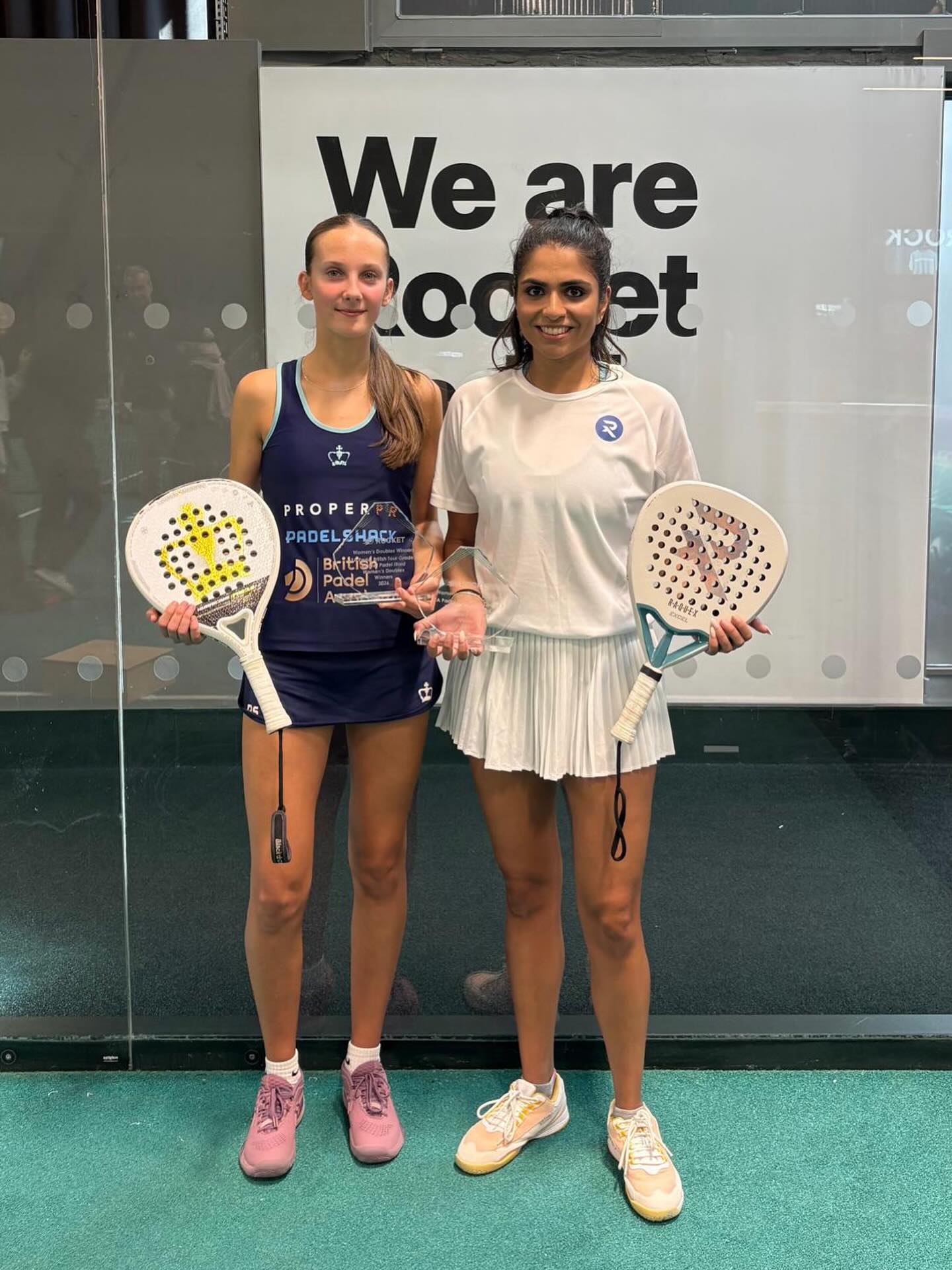 Congratulation to @rosiequirk.padel and @jasmine.padel in the LTA Grade 2 @rocketpadel_ilford CHAMPIONS!
✨✨✨✨✨✨✨✨✨