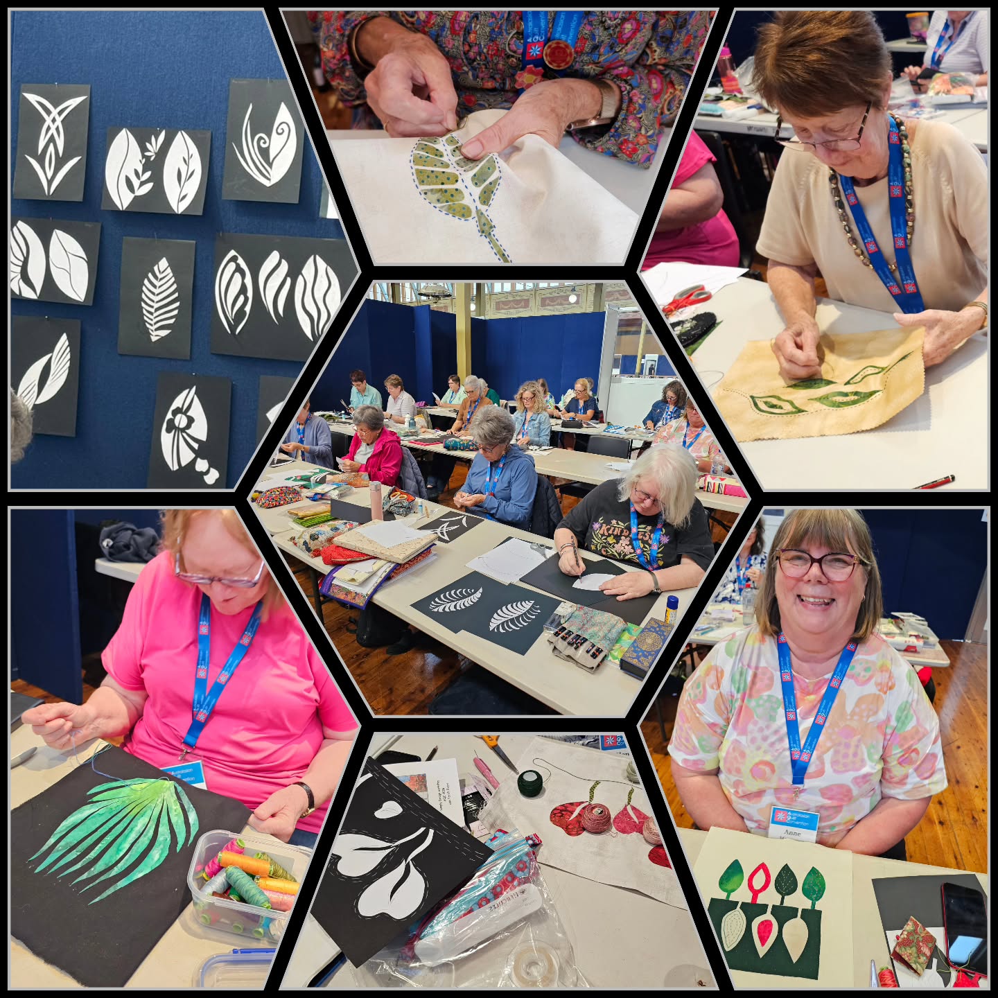 A wonderful, creative, busy and hard working first day at AQC including reconnecting with Ann from my teenage years in Canberra some 40+ years!!! How amazing is that! 😍
#AQC #textileartworkshop #handstitching #textileart #rawedgeapplique