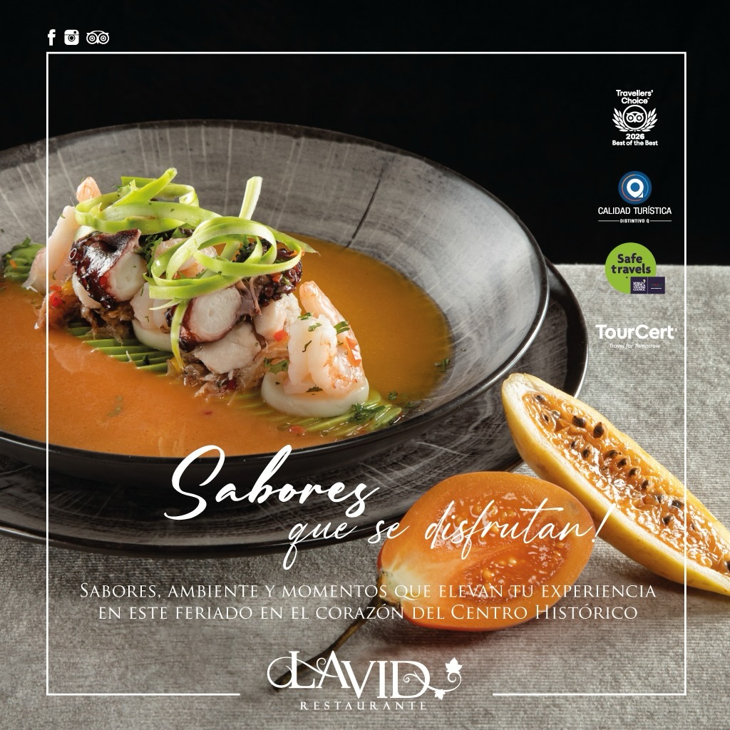 Este feriado es para disfrutar sin prisa.
Sabores que sorprenden, momentos que se quedan
y una experiencia que se vive en el corazón del Centro Histórico.
La Vid Restaurante.
Donde el feriado se convierte en recuerdo.
Te esperamos en el C.C. del Palacio Arzobispal 2do. Piso en los balcones que dan a nuestra hermosa Plaza de la Independencia que sin duda te dará una experiencia única junto a nuestra exquisita oferta gastronómica ecuatoriana e internancional.
#LaVidRestaurante #FeriadoQuito #CentroHistoricoQuito #GastronomiaEcuatoriana #ExperienciasUnicas