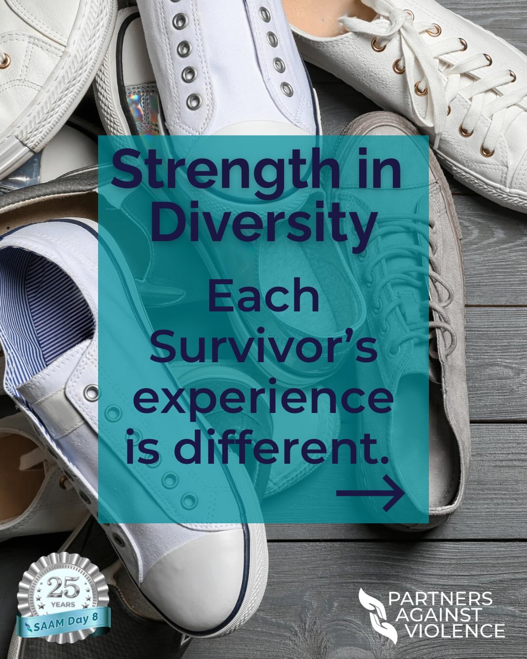 Strength in Diversity: #30DaysOfSAAM2026 #Day8 We don’t have to walk a mile in someone’s shoes to provide empathy and support. But we do need to recognize that the levels of empathy and support will vary from person to person. And we need to be prepared to adjust as the survivors’ needs change. @nsvrc
