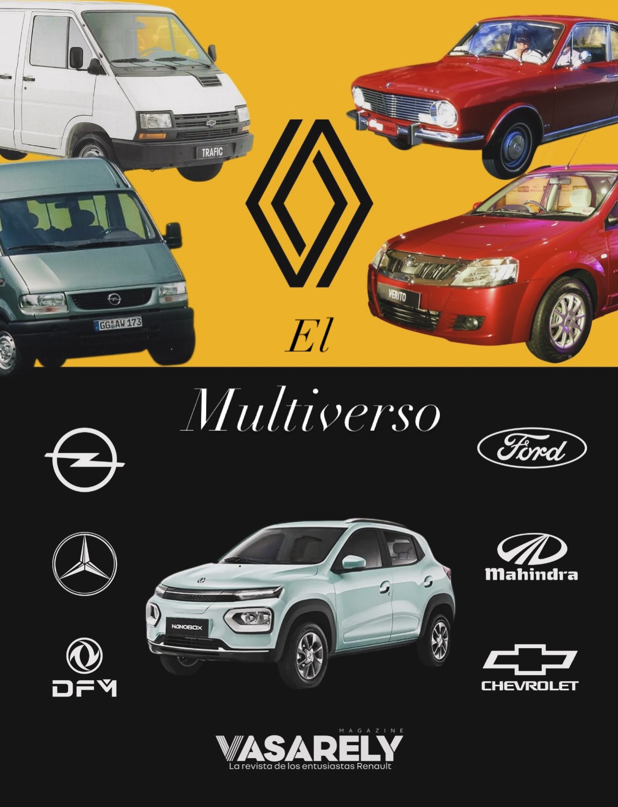 Sexta entrega del multiverso Renault. Seguimos sorprendiéndonos con la cantidad de modelos y marcas que han recurrido a Renault —en la mayoría de los casos— para desarrollar vehículos que les permitan participar en distintos segmentos de manera ágil, apoyándose en el conocimiento y saber hacer de la marca francesa.
En esta entrega sorprende la marca brasileña Grancar, con su clon del Espace Mk1. Incluso, se sabe que la relación entre esta compañía y Renault no terminó de la mejor manera. Ford es otra que llama la atención: produjo un “Renault 12” bajo el nombre Ford Corcel y Belina (Break) en Brasil a finales de los años 60, tras adquirir la filial brasileña de Willys-Overland en 1967, que ya trabajaba con Renault. Ford necesitaba urgentemente un vehículo familiar, pequeño y económico para el mercado sudamericano, por lo que utilizó la mecánica del R12 con una carrocería similar.
La cercanía con GM, a través de los utilitarios Trafic y Master, también permitió ver la ingeniería Renault no solo bajo el corbatín de Chevrolet, sino también en marcas como la alemana Opel o la británica Vauxhall.
¿Conocías todos estos modelos? ¿Cuál fue el que más te sorprendió? ¿Qué te gustaría saber al respecto?
Comenta, dale “Me gusta”, comparte y ¡gracias por seguirnos! 🫶🏻