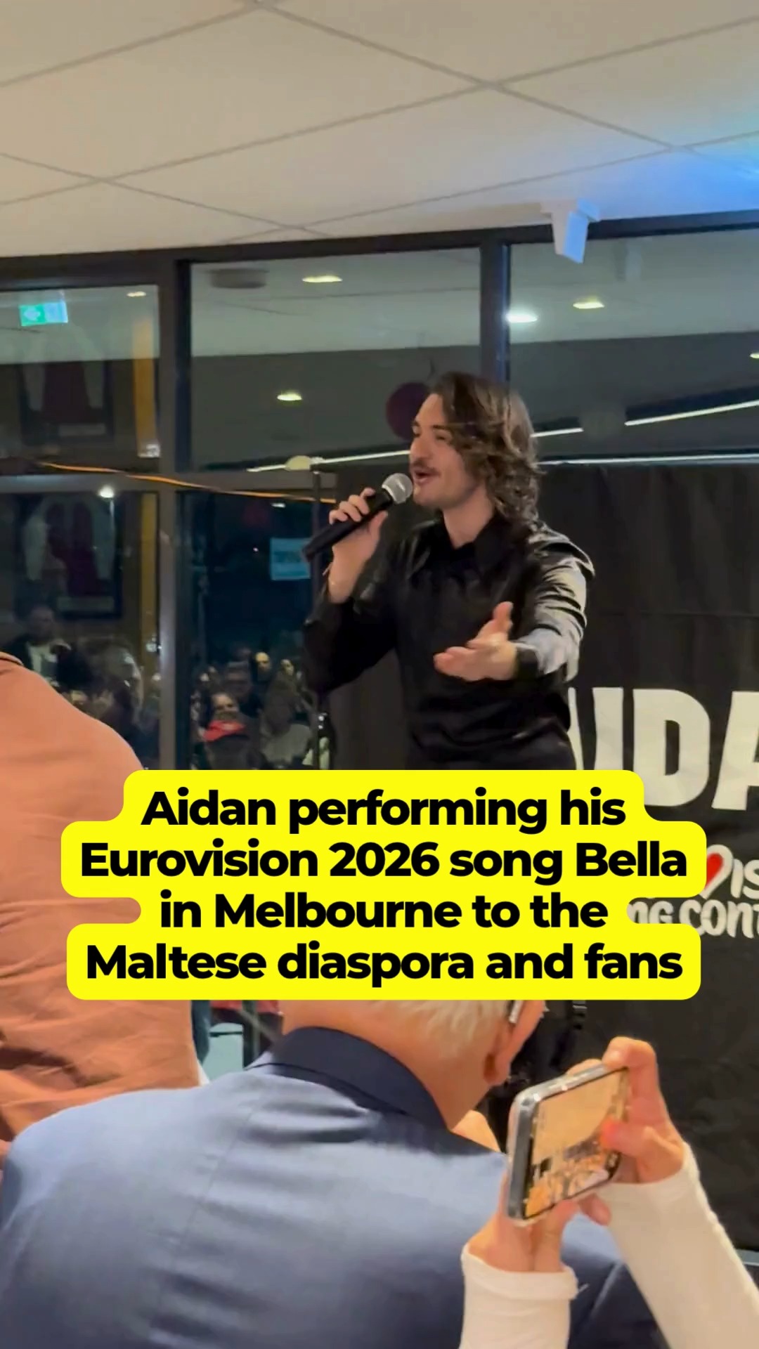 Aidan performing his Eurovision 2026 song Bella in Melbourne to the Maltese diaspora and fans!
@itsaidanofficial @vivamaltaevents #eurovision #esc #eurovision2026 #esc2026