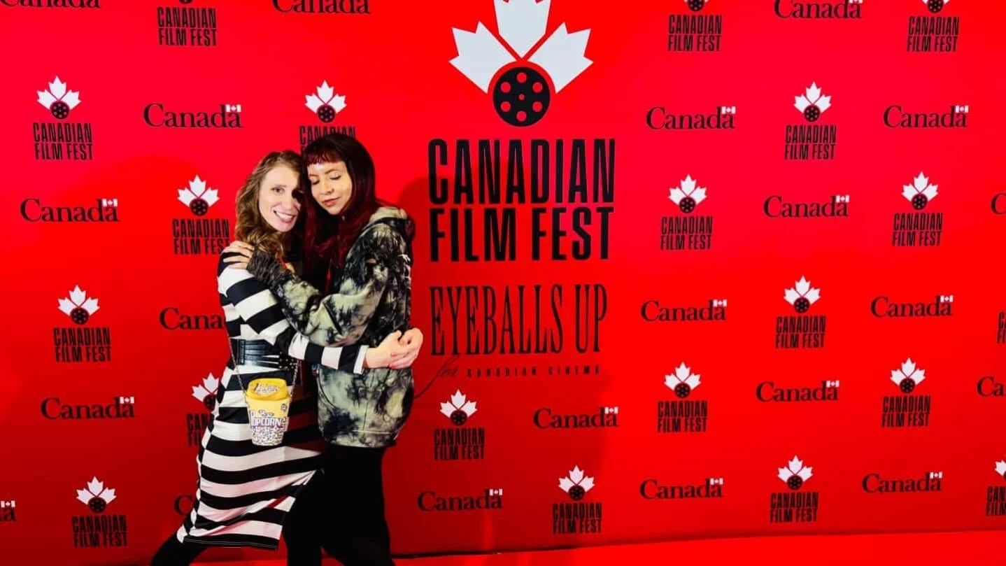 Rocking the @canfilmfest with this amazing human/BFF and Uber talented filmmaker @hoodlumrock . Her short FLAT is truly inspirational!