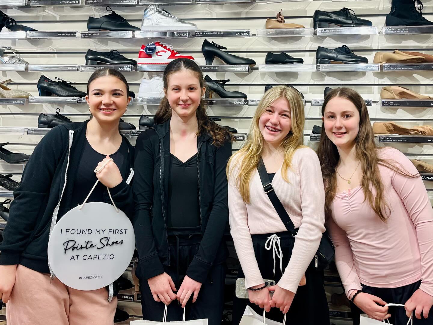 13 Ballet students start their pointe journey today! Congratulations!!!