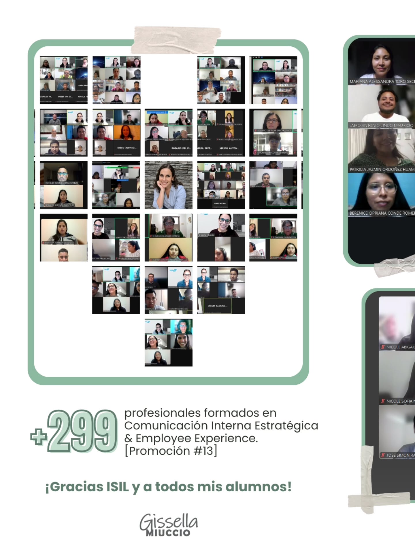 #Docencia #EducaciónSuperior
Cada clausura de curso tiene algo especial... Más que un cierre, es el inicio de todo lo que viene después: llevar ideas a la práctica, cuestionar lo establecido y construir organizaciones más conscientes desde adentro.
A cada uno de mis alumnos: ¡GRACIAS!
Ahora les toca transformar cada estrategia, cada mensaje y cada decisión en una oportunidad para generar impacto real.
Construyan culturas que conecten, lideren con intención y no olviden que las personas siempre están en el centro.
Ha sido un honor acompañarlos en este proceso. Estoy segura de que lograrán grandes cosas.
Y gracias a @isil_pe por seguir creando espacios, que forman profesionales que hacen que las cosas pasen.
Seguimos construyendo...
Un abrazo, Gisse
#EmployeeExperience #ComunicaciónInterna #RRHH CulturaOrganizacional Liderazgo