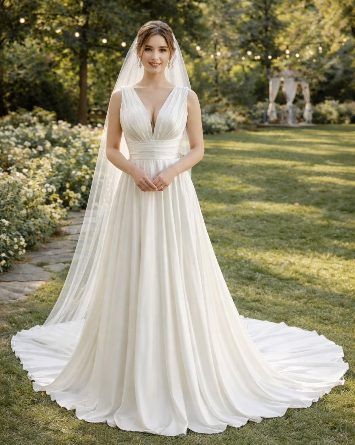 Tulevat morsiamet! Teillä on vielä aikaa tilata tämä puku tälle hääkaudelle ✨
Tämä upea hääpuku on käsintehty suomalaisen suunnittelijan @irina_rogusina_dresses luomus, jossa yhdistyvät ajaton eleganssi ja huolellinen viimeistely.
Kevyesti laskeutuva kangas tuntuu lähes painottomalta ja liikkuu kauniisti morsiamen mukana. 🤍 Syvä V-dekoltee ja hienostuneet laskokset korostavat ylävartaloa, kun taas istuva vyötärö tuo siluettiin naisellisuutta ja harmoniaa.
Puku on täydellinen valinta morsiamelle, joka arvostaa laatua, yksilöllisyyttä ja skandinaavista estetiikkaa.
Varaa sovitusaika etukäteen 💫
#morsiuspuku #morsian #häät #häämekko #hääpukusuunnittelija