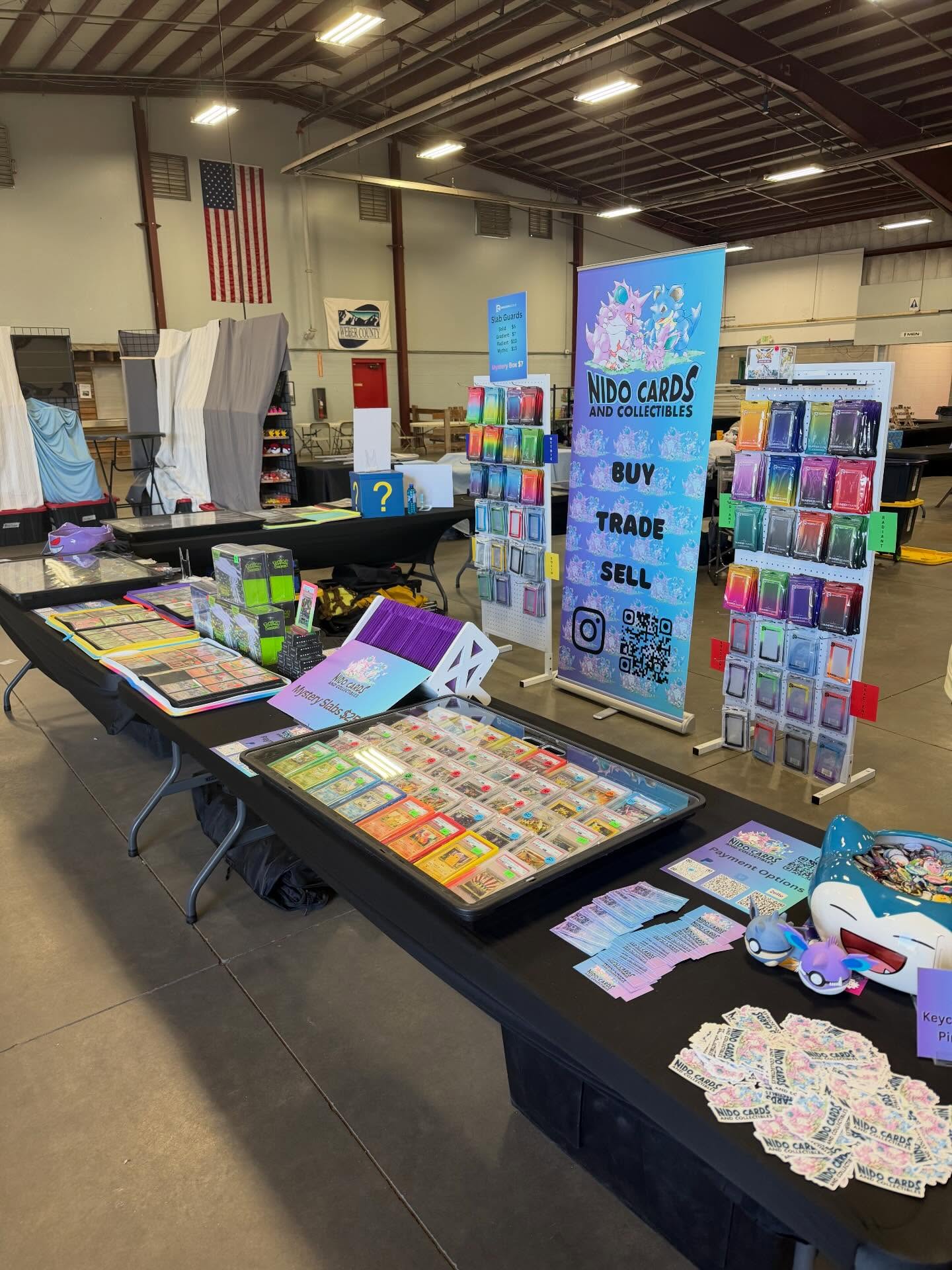 If you missed yesterday… don’t make that mistake twice 👀
DAY 2 OF THE CARDBOARD EXCHANGE EXPO IS LIVE 🔥🌮
Huge thank you for all the fun and kindness yesterday — this community showed up 🫶
We’re loaded today with singles, sealed, slabs, and @dragonscalesupplies 💥
And yeah… we’re still right by the tacos 🌮
Pull up, say hi, and take something home with you 😏
@thecardboardexchangetcg
#tcgcommunity #cardshowlife #pokemontcg #mtg #dragonscalesupplies