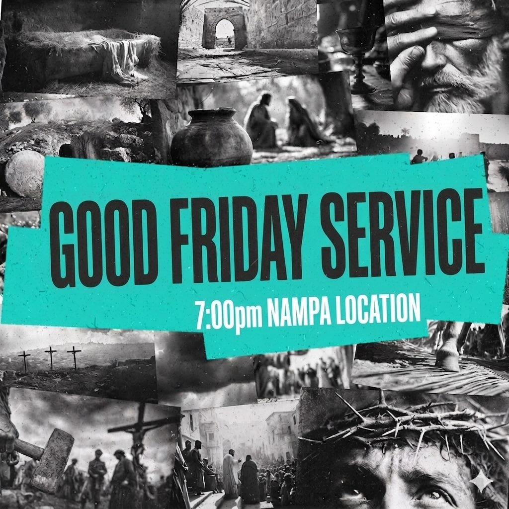 Looking forward to beginning the Easter weekend with our Good Friday service. Worship, Communion, Word, and reflection. It’s going to be special and focused on the cross and His death for us. See you there.