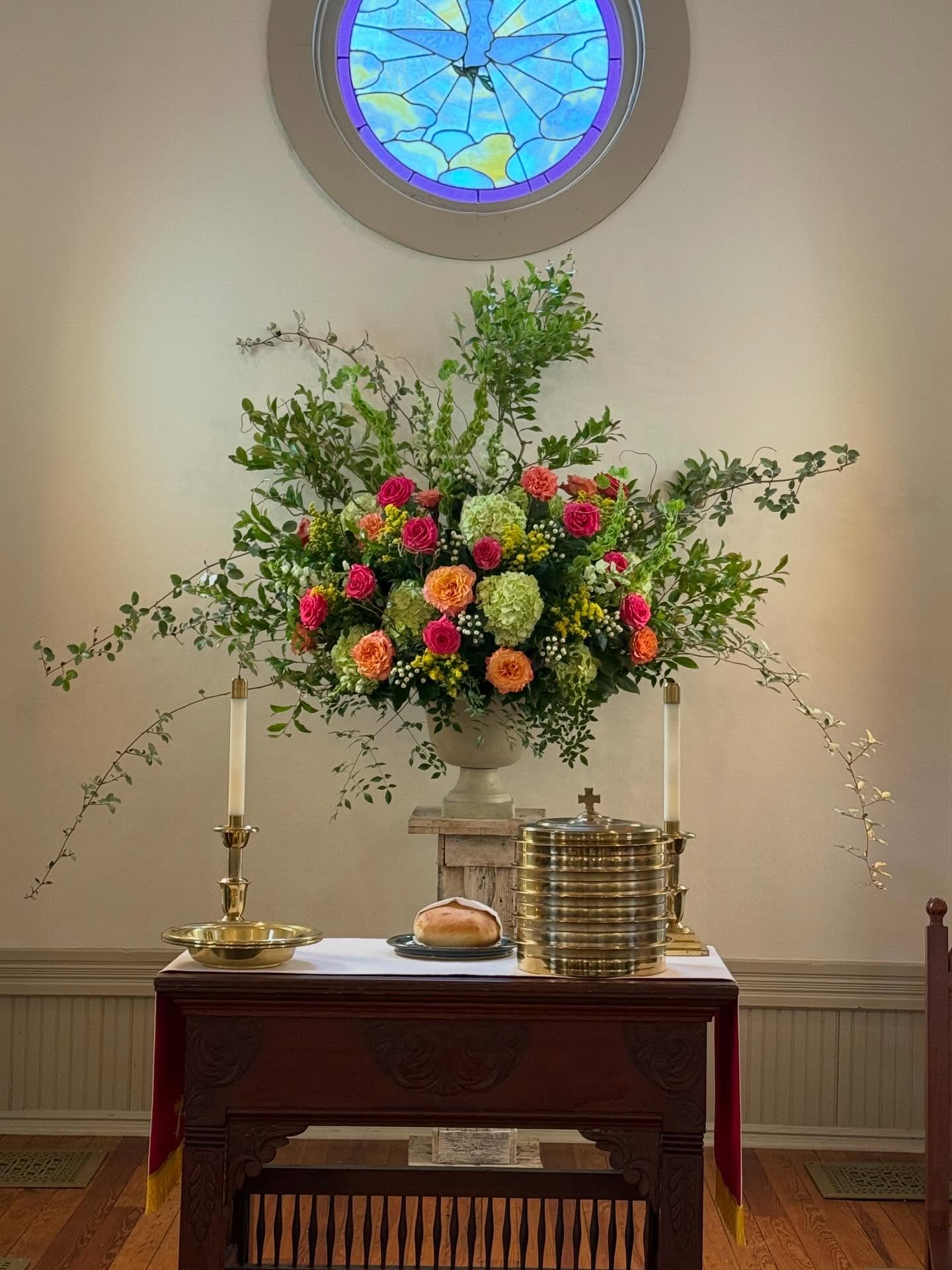 “We are full of Alleluias.
Because this morning, the birds sang, the flowers bloomed, and hope was shared.
This morning, we heard how the stone was rolled away.
This morning, we dare to believe that life is stronger than death and love is stronger than evil.”
Happy Easter from all of us at SFUMC! See you next Sunday as we continue to rejoice in the reality of resurrection.