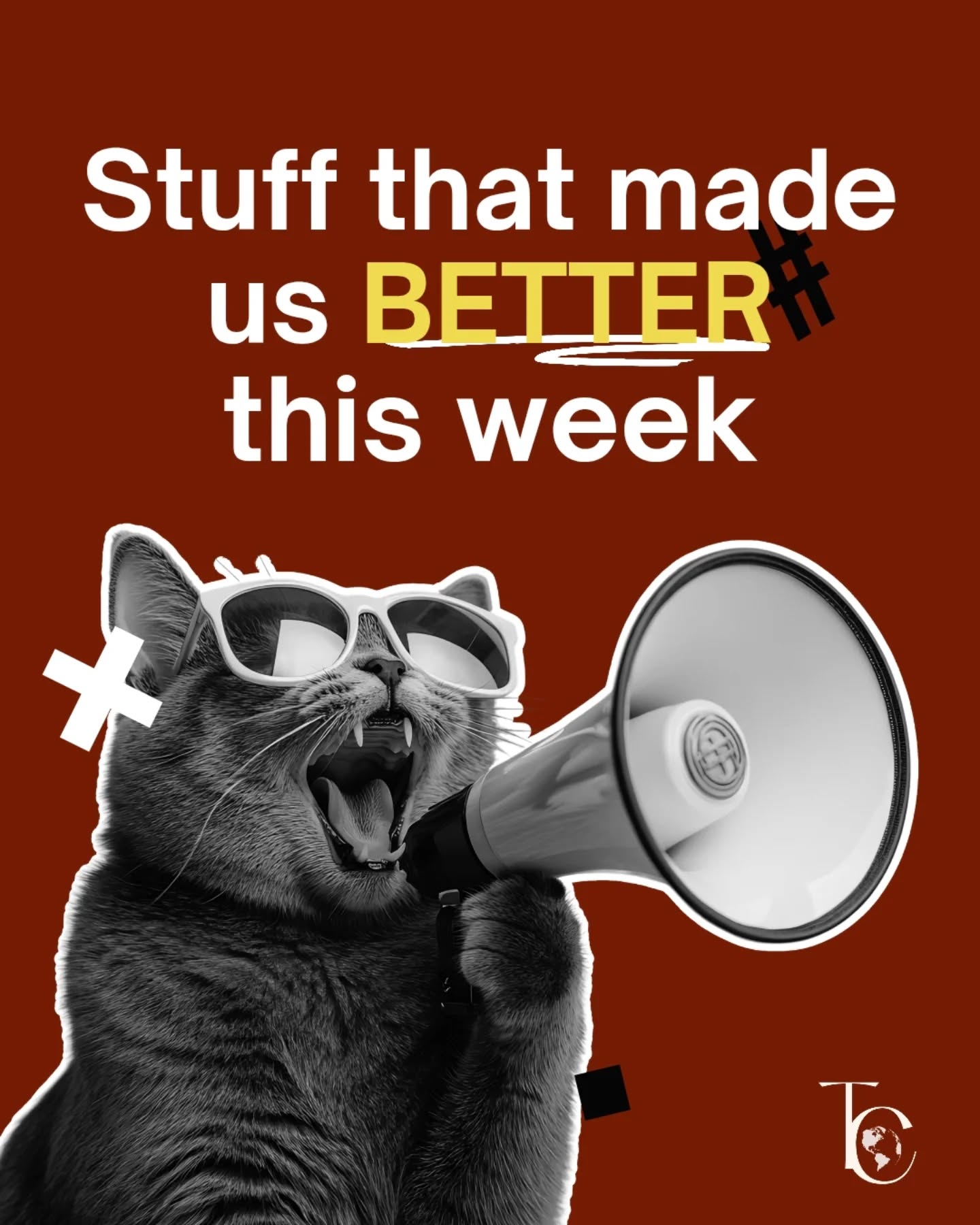 Everything sounds the same now.
Same hooks. Same advice. Same noise.
So we did the filtering for you.
Sharing some of the best reads/videos that made us better.
Comment "TC" and we'll send the links directly in your dms.
( Marketing agency, agency, branding, PR, influencer marketing )