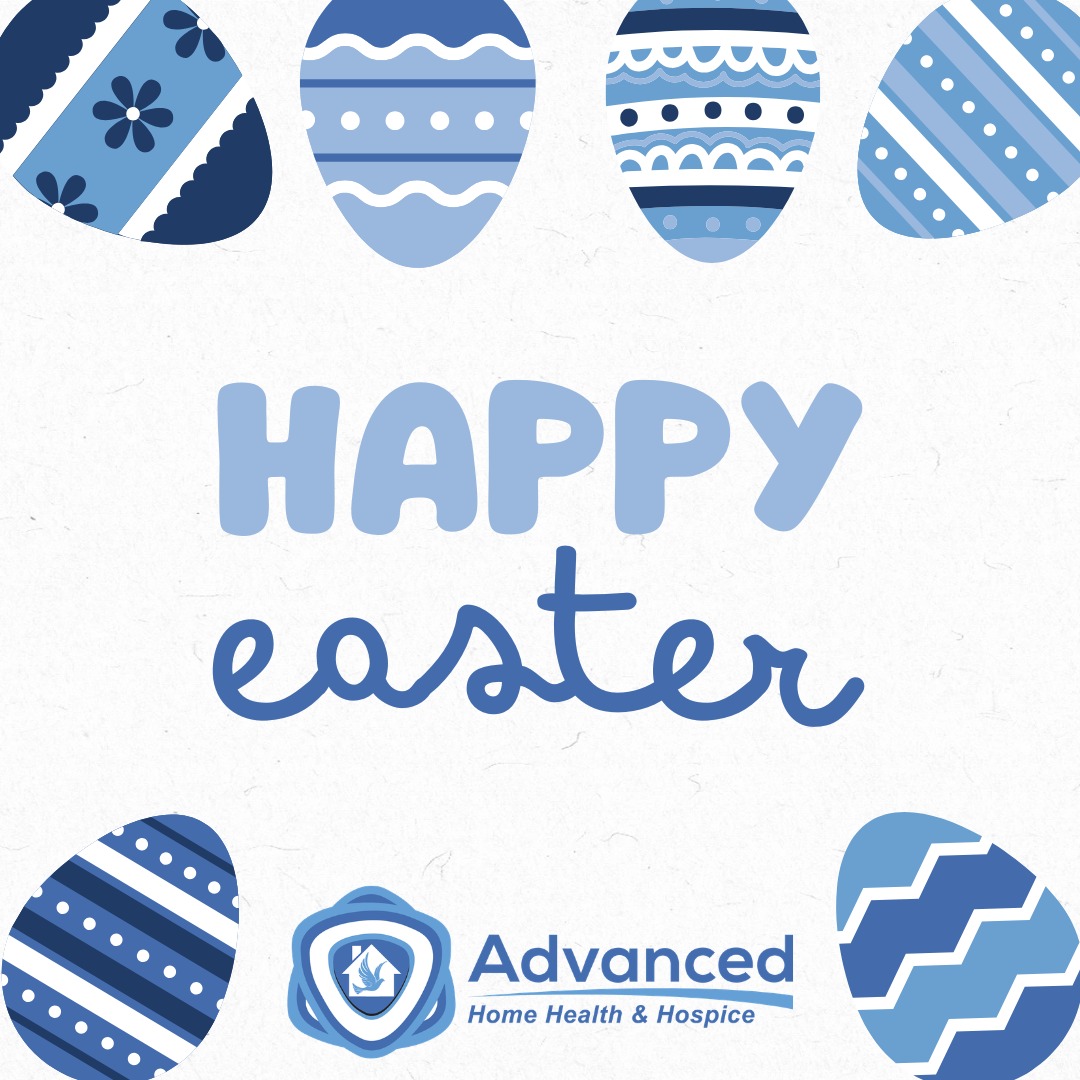 Happy Easter from Advanced Home Health and Hospice 🐰🌷
Today and every day, we are grateful to care for our patients and their families. Wishing you a peaceful and joy-filled holiday.
#AdvancingTogether #Hospice #HomeHealth #Easter