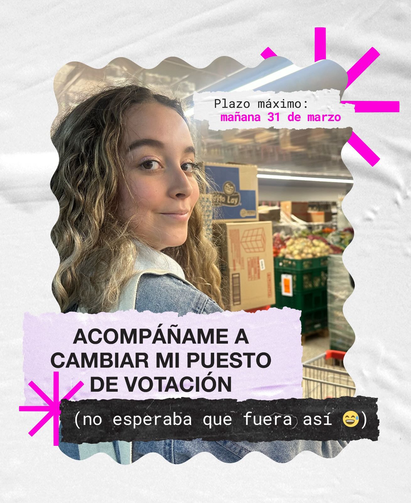 Cuenta regresiva activada: mañana es el último día.
👋Entre clases, mercado y las vueltas del día a día, muchas veces se nos pasa algo clave: inscribir tu cédula para votar por primera vez o actualizar tu puesto de votación.
La buena noticia es que no necesitas un día extra ni hacer filas eternas.
📍 Hay puntos de la Registraduría en centros comerciales y espacios públicos, y el trámite toma menos de 10 minutos.
Además, puedes elegir el punto de votación más cercano a tu casa.
A veces, participar en el futuro del país cabe en un día completamente normal.
👉 Si te mudaste o nunca has inscrito tu cédula, hazlo antes de mañana, 31 de marzo.
Consulta tu punto más cercano aquí:
🔗 https://bit.ly/PUNTOS-REGISTRADURÍA
(Revisa el link en nuestra biografía).
No lo dejes pasar. Este es el momento. 🗳️