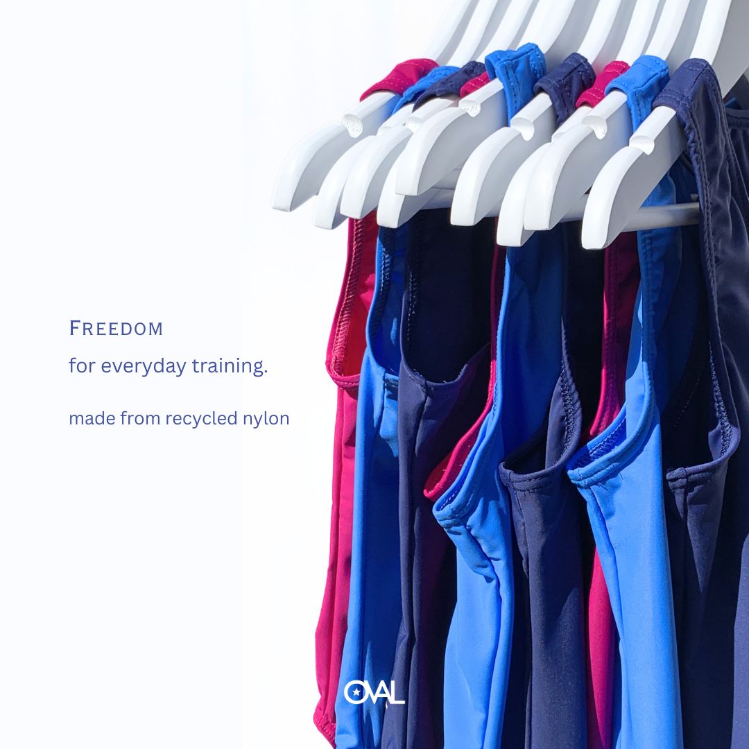 Add a vibrant pop of colour to your training sessions - this is where comfort meets confidence.
Our leotards are made from luxuriously soft, recycled nylon that moves with you, offering a flawless fit and feel.
#trainwithoval #gymnastics #leotards #pinkleotard #sustainable #sportswear