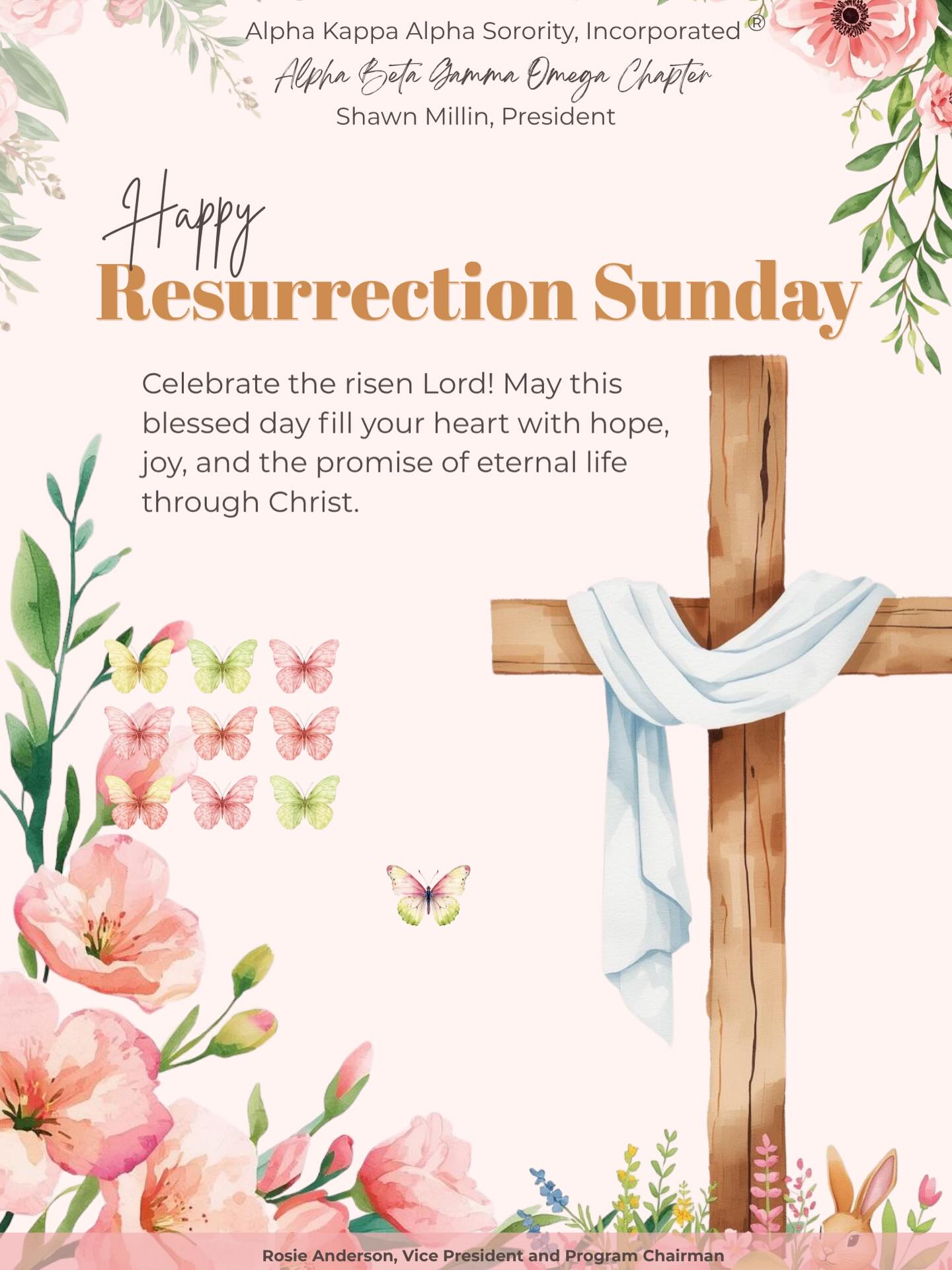 He is risen! 💛
Wishing you a joyful Resurrection Sunday filled with hope, renewal, and the promise of new beginnings. May this blessed day remind us of the power of faith, love, and grace.
From our chapter to you and your loved ones, Happy Easter 🌸🙏