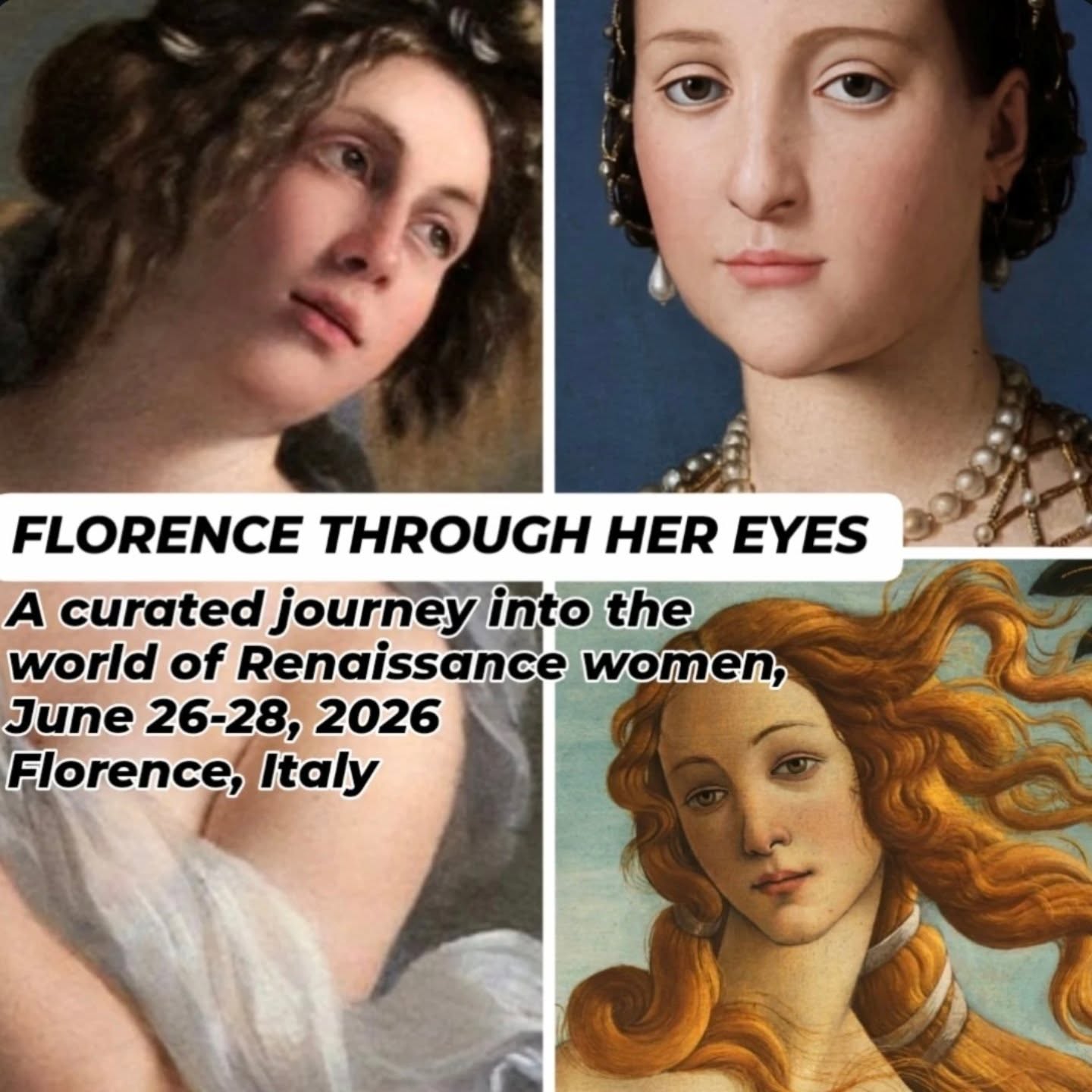 Join us in Florence from June 26-28, 2026 for this unique and bespoke Italian adventure! ✨
Email Paola for more information:
paola50122@gmail.com