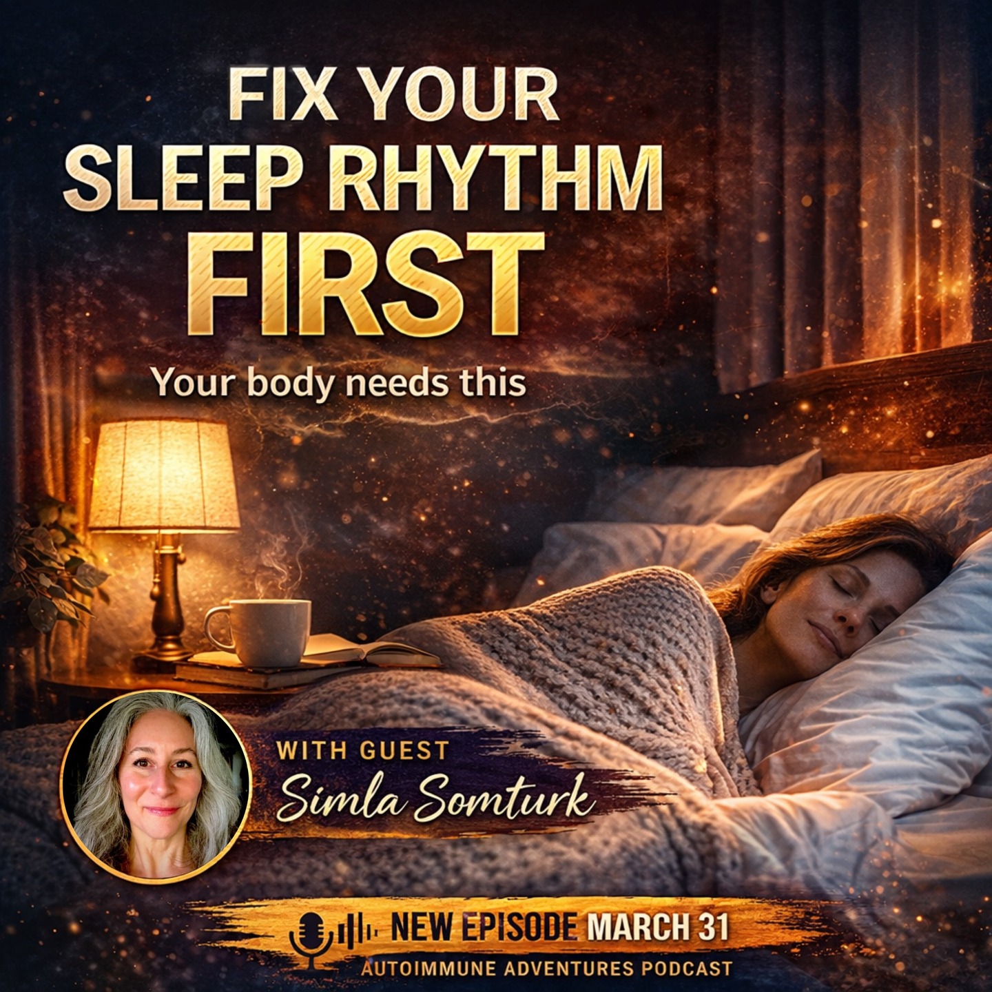 Sleep is not optional.
It’s foundational.
In this conversation with Simla Somturk, we come back to one of the most overlooked (but most powerful) pillars of healing:
Consistency.
Not perfection.
Not complicated protocols.
Just rhythm.
Your body craves routine.
Your nervous system depends on it.
When you create a steady sleep cadence and a simple evening wind-down routine, you give your body something it deeply needs:
Stability.
And from that place, everything else becomes more possible.
If you’re navigating autoimmune disease, chronic illness, or perimenopause…
start here.
🎙️ New episode drops March 31 on Autoimmune Adventures
A powerful conversation about supporting your body through perimenopause and chronic illness.
#SleepHealth #PerimenopauseSupport #ChronicIllnessSupport #NervousSystem #HealingRhythms #AutoimmuneHealing #WomensWellness #EveningRoutine #HormoneHealth #AutoimmuneAdventures
