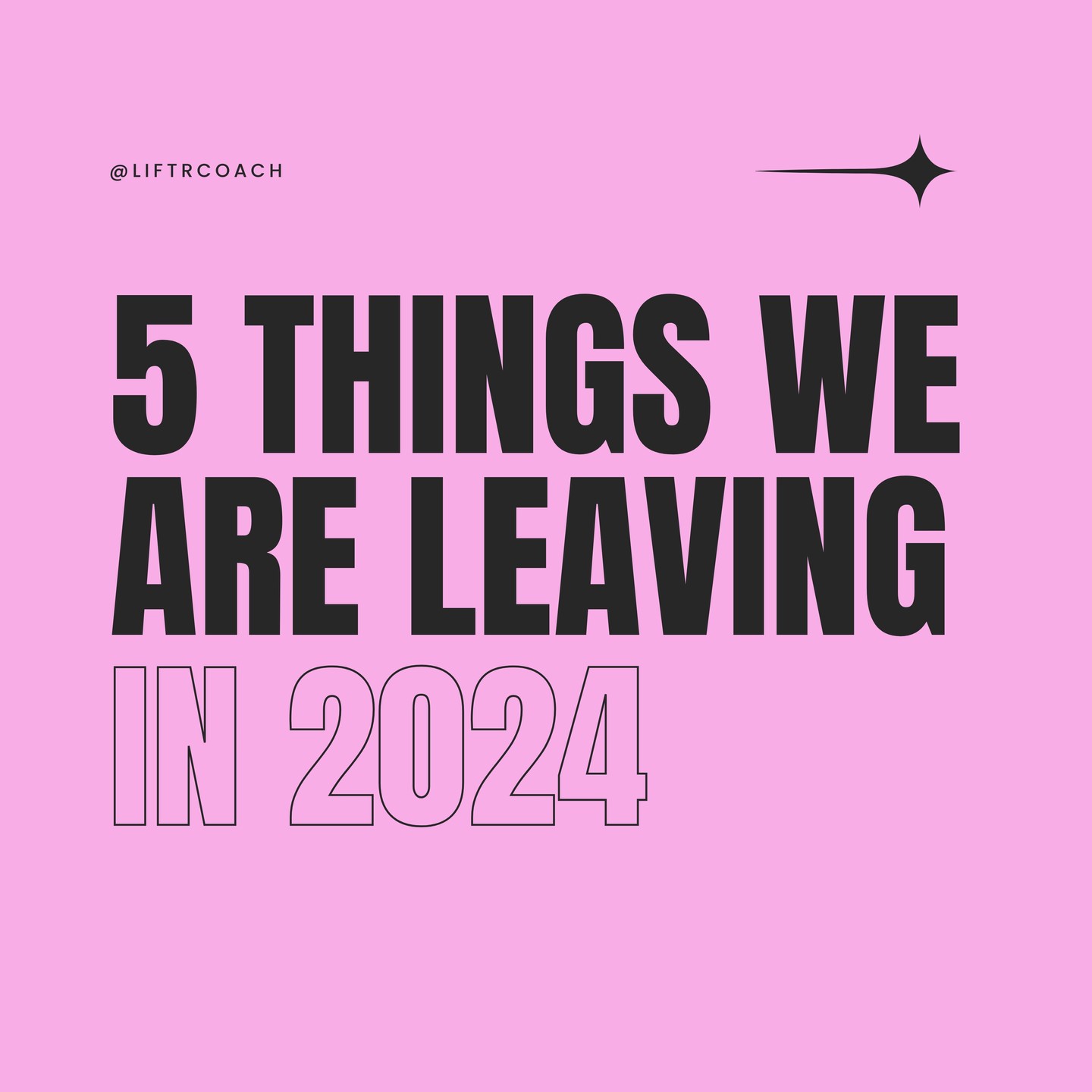 Here are 6 things we are leaving behind in 2024. We only have room for growth, balance, and self-love in the new year. Let's focus on building stronger bodies, healthier minds, and a life where we reach our true potential. Get ready to #202THRIVE and make this year your best one yet!
#2025mindset #progressnotperfection