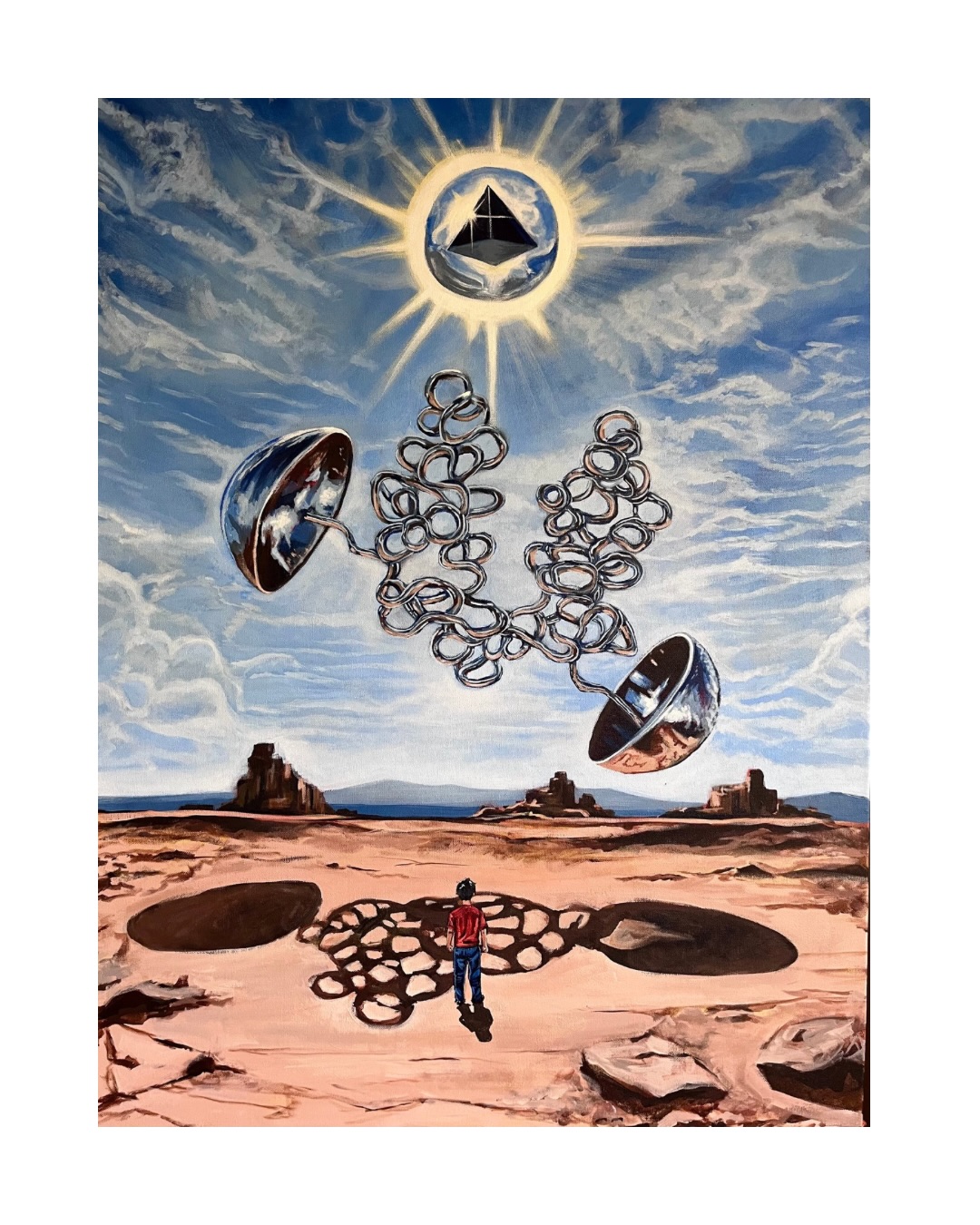 Voyager series —>
(#SurrealArt #ConceptualArt #VisualNarrative #Symbolism #Dreamscape
CosmicArt SciFiArt Otherworldly Metaphysical InnerJourney
ReflectiveArt ChromeArt )