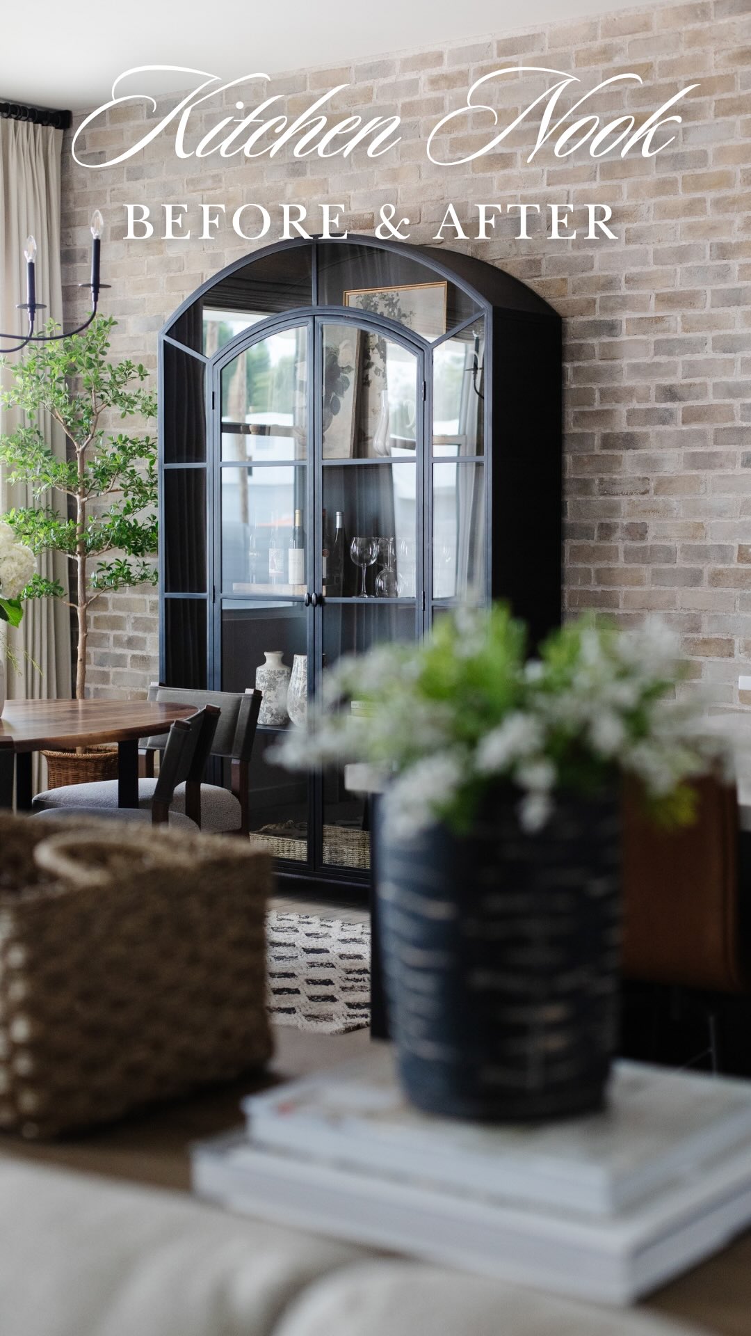 From builder grade → to charming & cozy.
Proof that a space doesn’t need a full renovation to feel custom… just the right design decisions.
Follow for real designer tips (not the obvious ones).
Tell us your favorite detail in this kitchen nook ↓