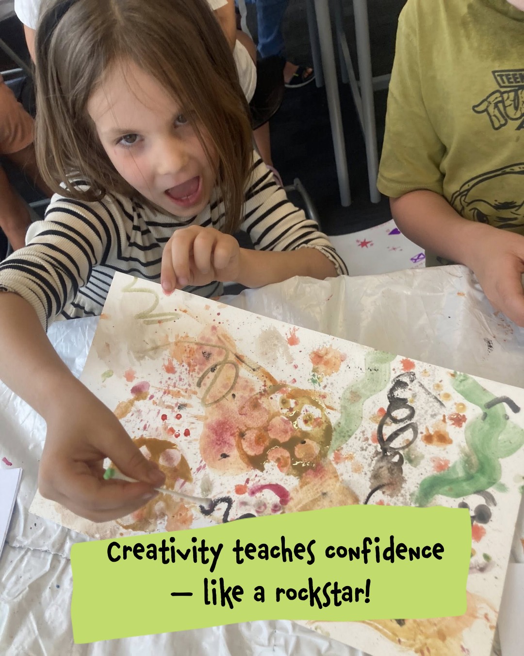 When children create something entirely their own, you can see their confidence grow.
Art encourages risk-taking, experimentation and self-expression — all important skills for growing minds.
Every artwork is a reminder that their ideas are valuable and worth sharing.
And that confidence carries far beyond the art table.