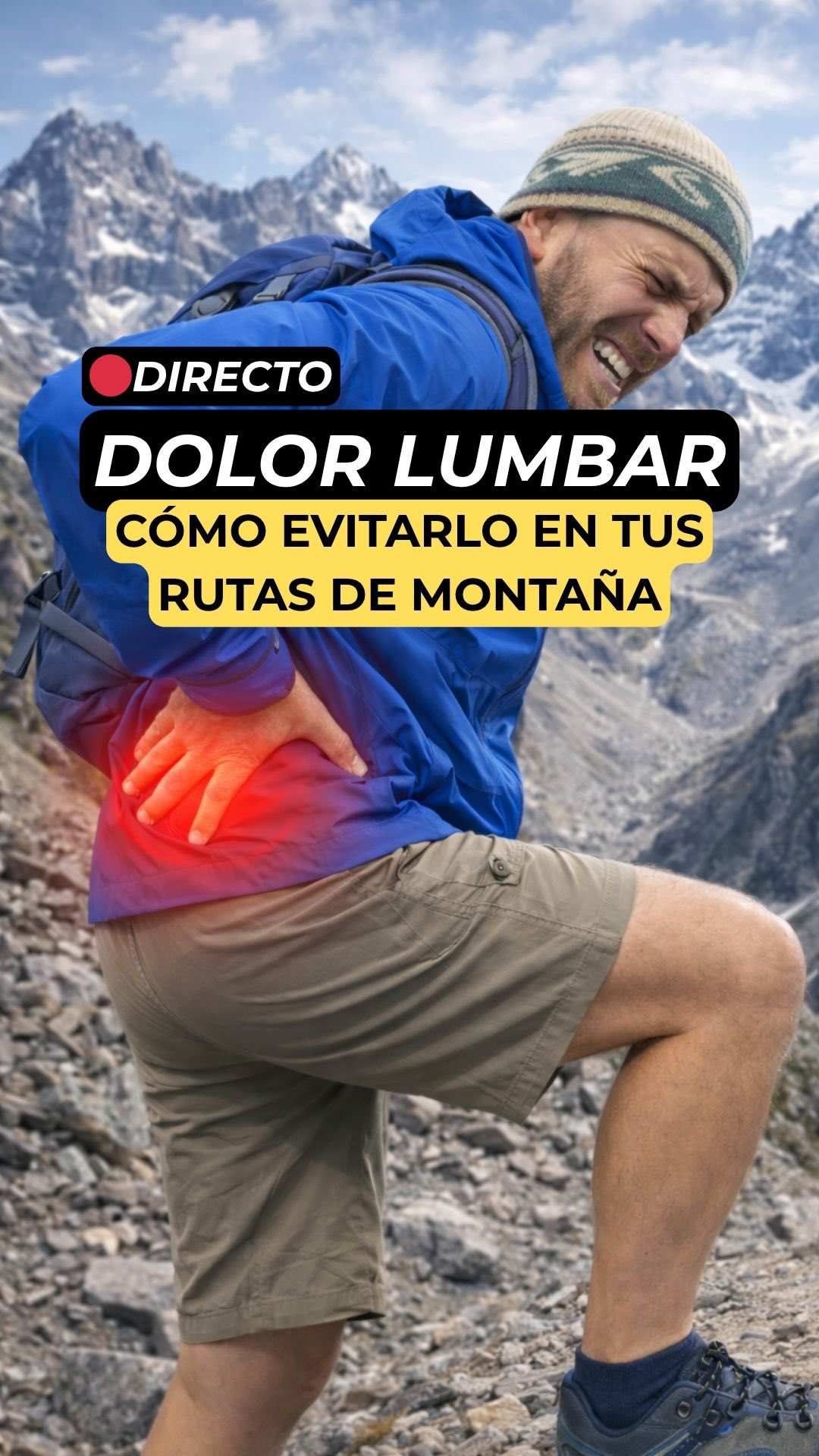 ¿Te ha pasado que empiezas una ruta bien… y acabas con dolor en la zona lumbar? 🏔️
No eres el único: 8 de cada 10 personas tendrán dolor lumbar en algún momento de su vida.
En este directo con @bernard_boronat vamos a hablar de por qué pasa esto en la montaña y, sobre todo, qué puedes hacer para evitarlo o gestionarlo mejor 👇
Hablaremos de temas como:
– Los errores más comunes que provocan dolor lumbar (y que probablemente estás cometiendo)
– Qué hacer si te empieza a doler en mitad de la ruta
– Cómo diferenciar un dolor “normal” de una señal de alerta
– Por qué la montaña hace que aparezcan estos dolores
– La relación entre la cadera y la zona lumbar
– Y algo que genera muchas dudas: ¿realmente necesitas una mochila diferente según tu cuerpo?
Si haces senderismo, trekking o simplemente te gusta la montaña, este directo te interesa 👀
Y si alguna vez has tenido dolor lumbar en ruta… este contenido es para ti.
👉 Síguenos para más contenido sobre salud, movimiento y montaña