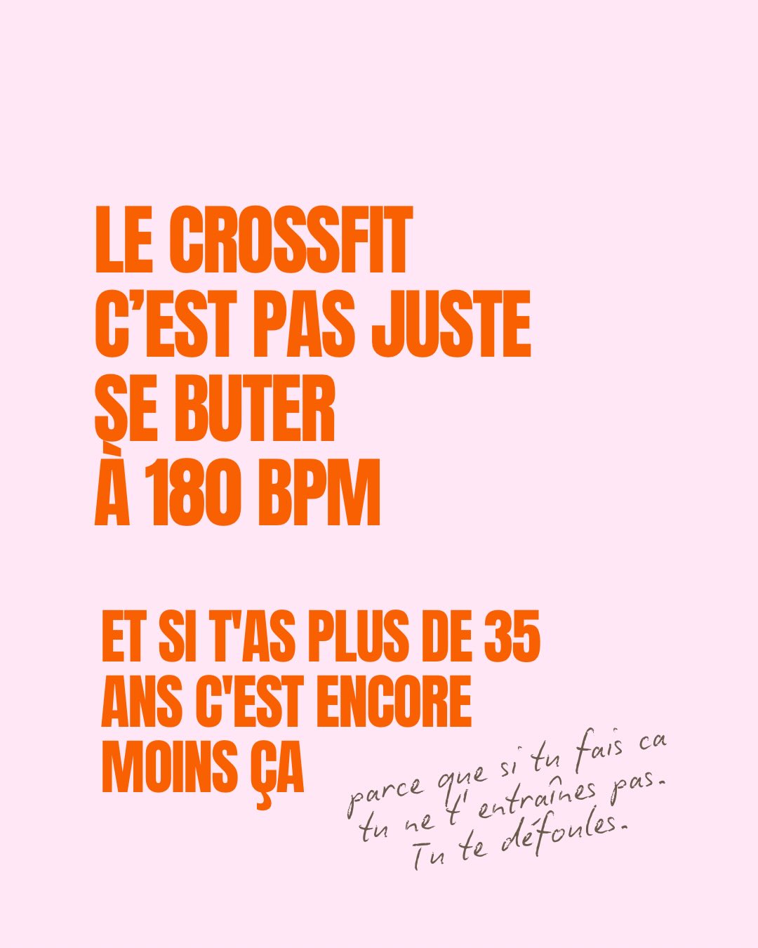 Est-ce que tu te reconnais dans une de ces slides ? Ou tu as trouvé le bon équilibre pour ton CrossFit ?
Dis-moi en commentaire 👇
Si tu veux tester une autre approche — on a ouvert 7 jours gratuits sur MFP. Lien en bio.#
Et abonne toi si tu veux apprendre pleins de choses sur la physiologie des +35 ans