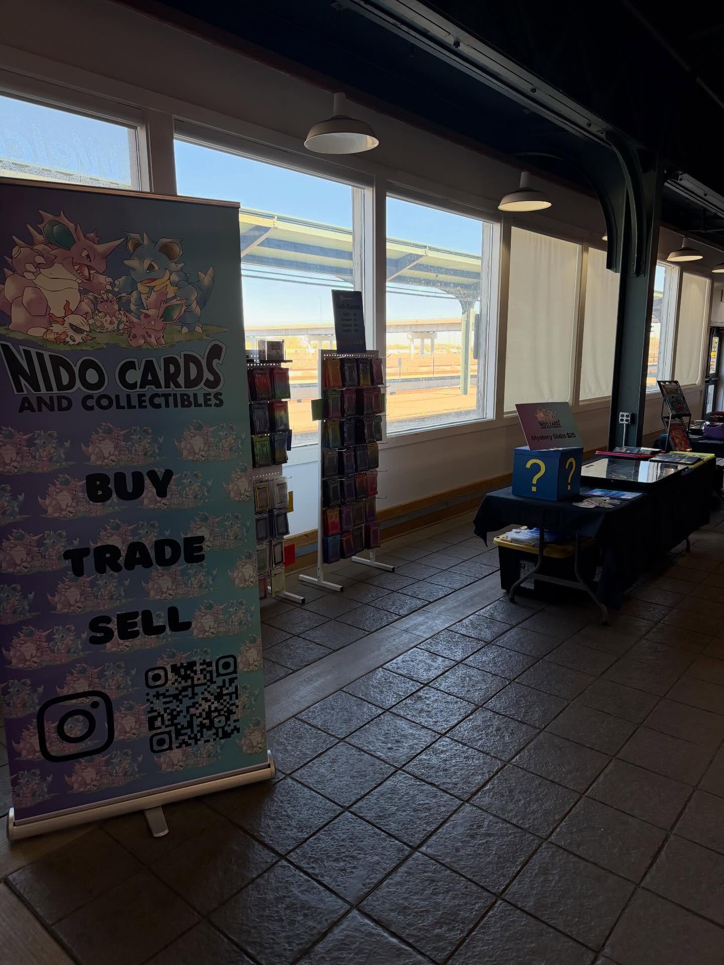 Ogden Con is just about live!!! @ogden_con Come swing by between 10am-6pm at Union Station and say hello. Just head through the double doors of the west annex in the back and turn right. Can’t wait to see you all there!
#ogden #pokemon #tcgcollector #vendorlife
