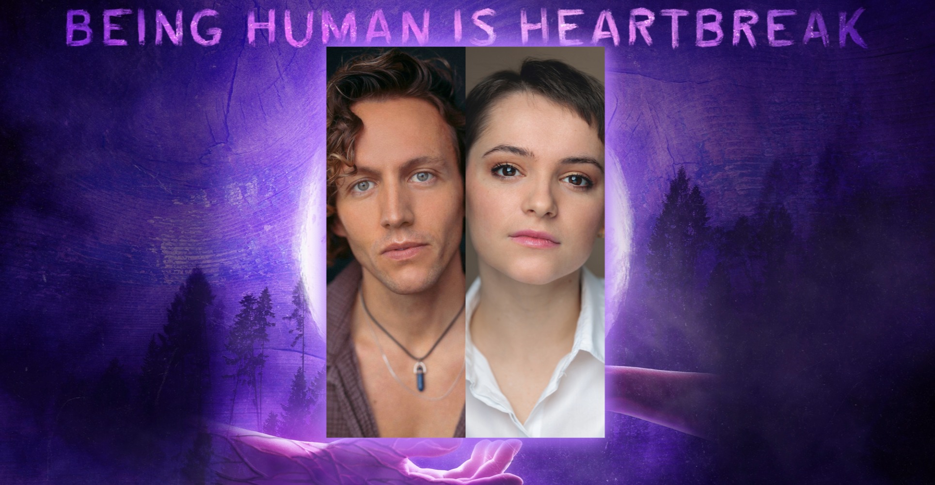 Glenn Adamson and Lauren Jones to lead the world premiere of Dark Of The Moon, a new musical coming to Charing Cross Theatre from 18 May.
Glenn Adamson is best known for playing Strat in Jim Steinman’s Bat Out of Hell in the West End and in the UK, US and Australian tours, as well as the filmed version and was ranked No. 4 in What’s On Stage’s Most-Trending Theatre Actors of 2025. His other theatre credits include Closer to Heaven (Turbine Theatre), Bat Boy (London Palladium), We Will Rock You (London Coliseum), American Idiot (UK & New Zealand Tour).
Lauren Jones is more recently known for playing ‘Wednesday’ in the recent UK Tour of The Addams Family, but first came to the spotlight as ‘Trish’ and alternate ‘Bonnie’ in Bonnie & Clyde (The Arts; The Garrick & UK tour) and is featured on the West End Cast Recording in both roles. She has since continued to gain notoriety in her role as “I” in Rebecca (Charing Cross Theatre) for which she gained an Offie Award Nomination for Best Leading Actress, Scissorhandz (Southwark Playhouse Elephant) and A Christmas Carol(The Old Vic).