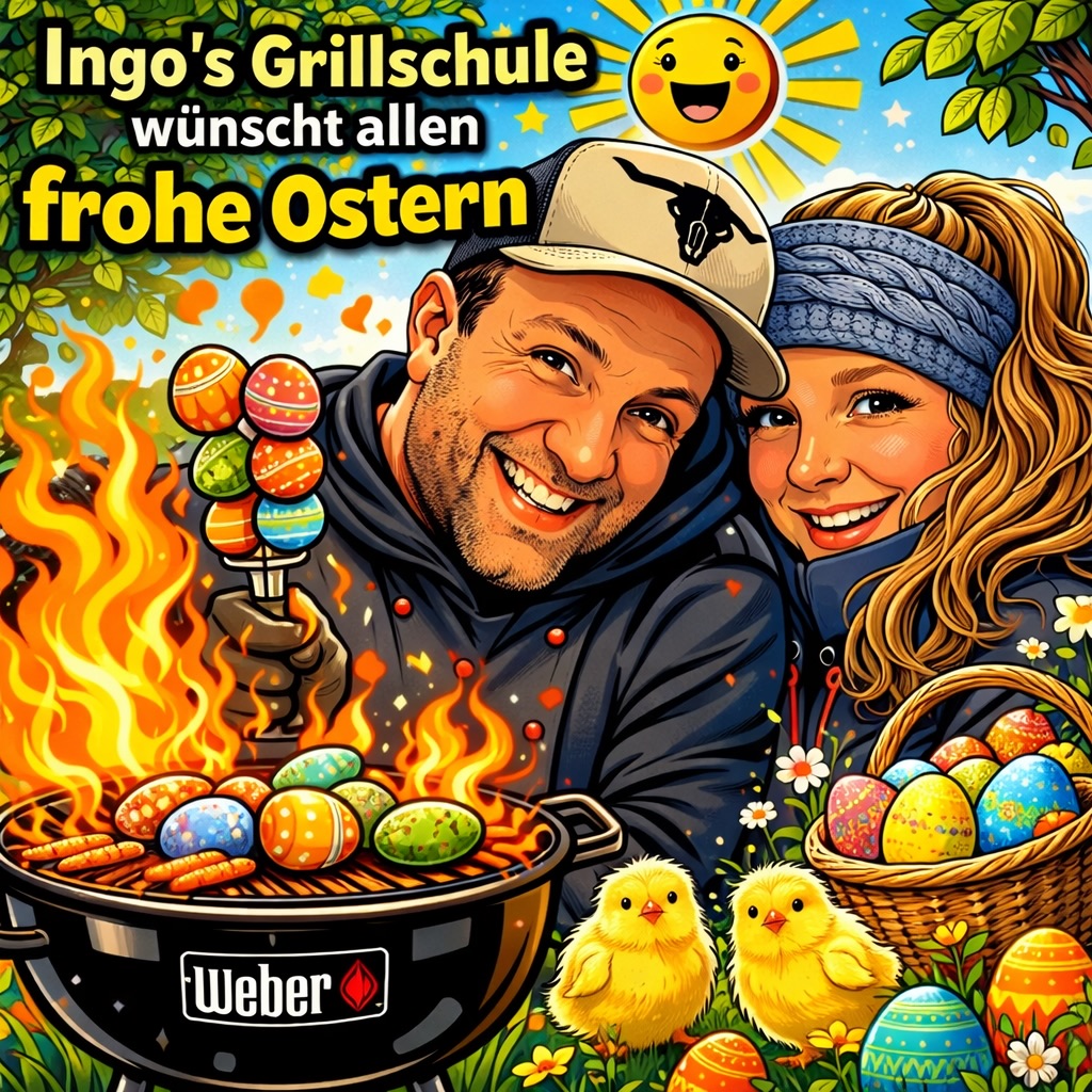 Wir wünschen allen frohe Ostern 🐣
Genießt die Tage mit euren liebsten und bleibt gesund
🔪🥩🍔🔥