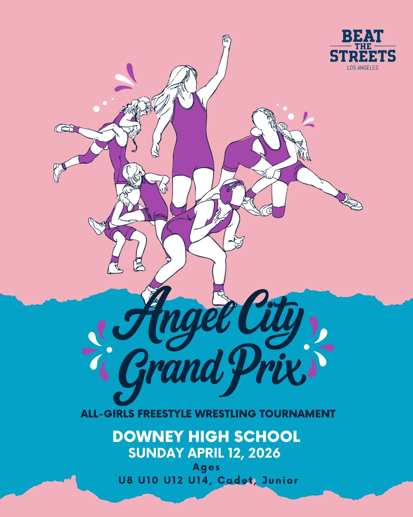 THE COUNTDOWN IS ON—2 DAYS TO GO!
The Angel City Grand Prix is happening this Sunday!
📅 Date: Sunday, April 12, 2026
📍 Location: Downey High School
⏳ LAST CHANCE! Registration closes Saturday at 10:00 PM on Trackwrestling
❌ No Walk-Ups Allowed
Champions will take home custom medals and exclusive champion sweatshirts.
Spots are filling up quickly, so lock in your spot now using the link in bio.