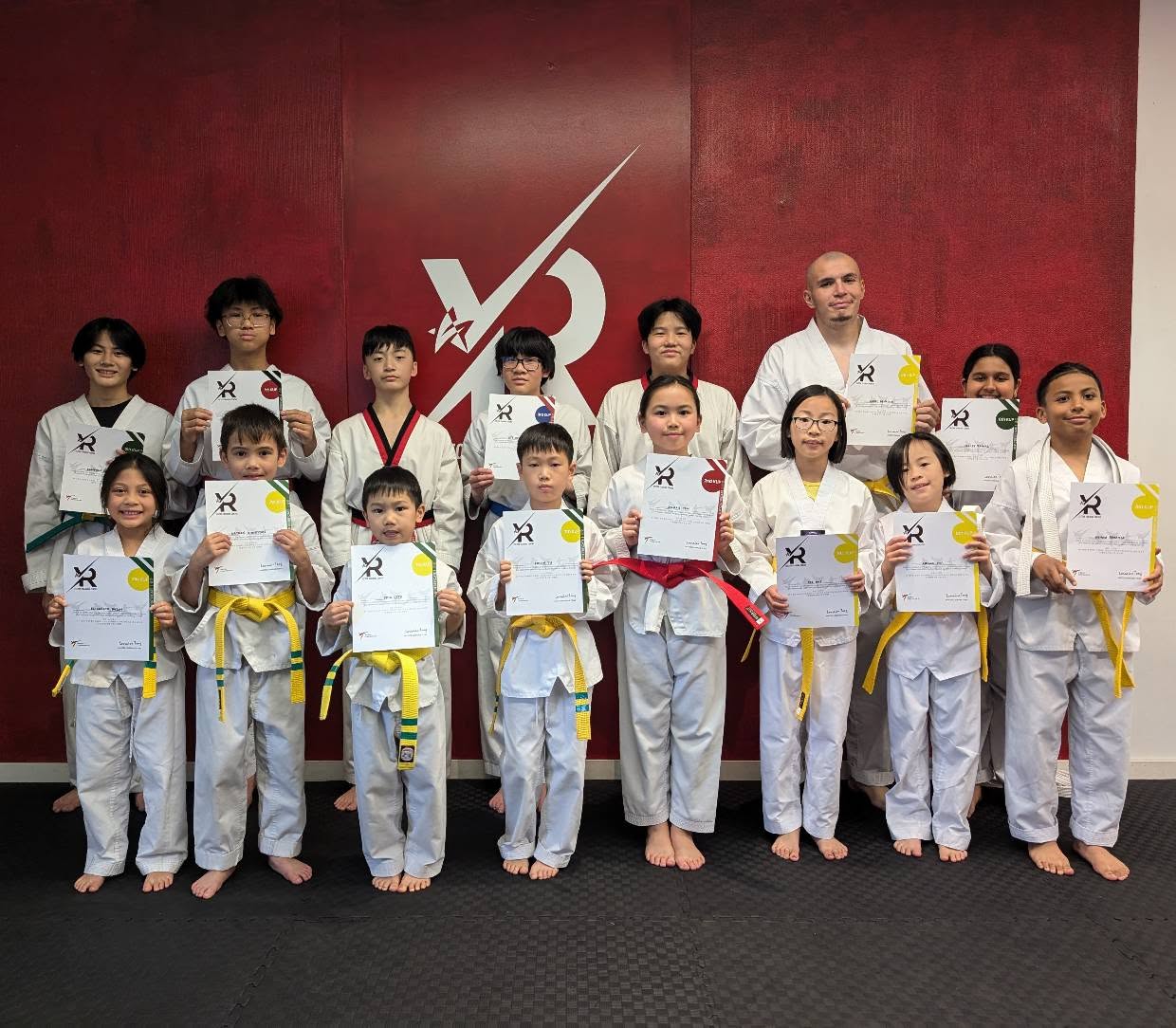 Congratulations to the students who took part in the September promotion test and earned their new belts and stripes! Keep up the good work
.
.
.
#vectortrainingcentre #uniforms #martialarts #taekwondo #bctaekwondofederation #tkdcanada #athlete #fitness #vancouver #classes #colourbelt #blackbelt #kick #poomsae #kyorugi #self-defense #promotiontest #belttest