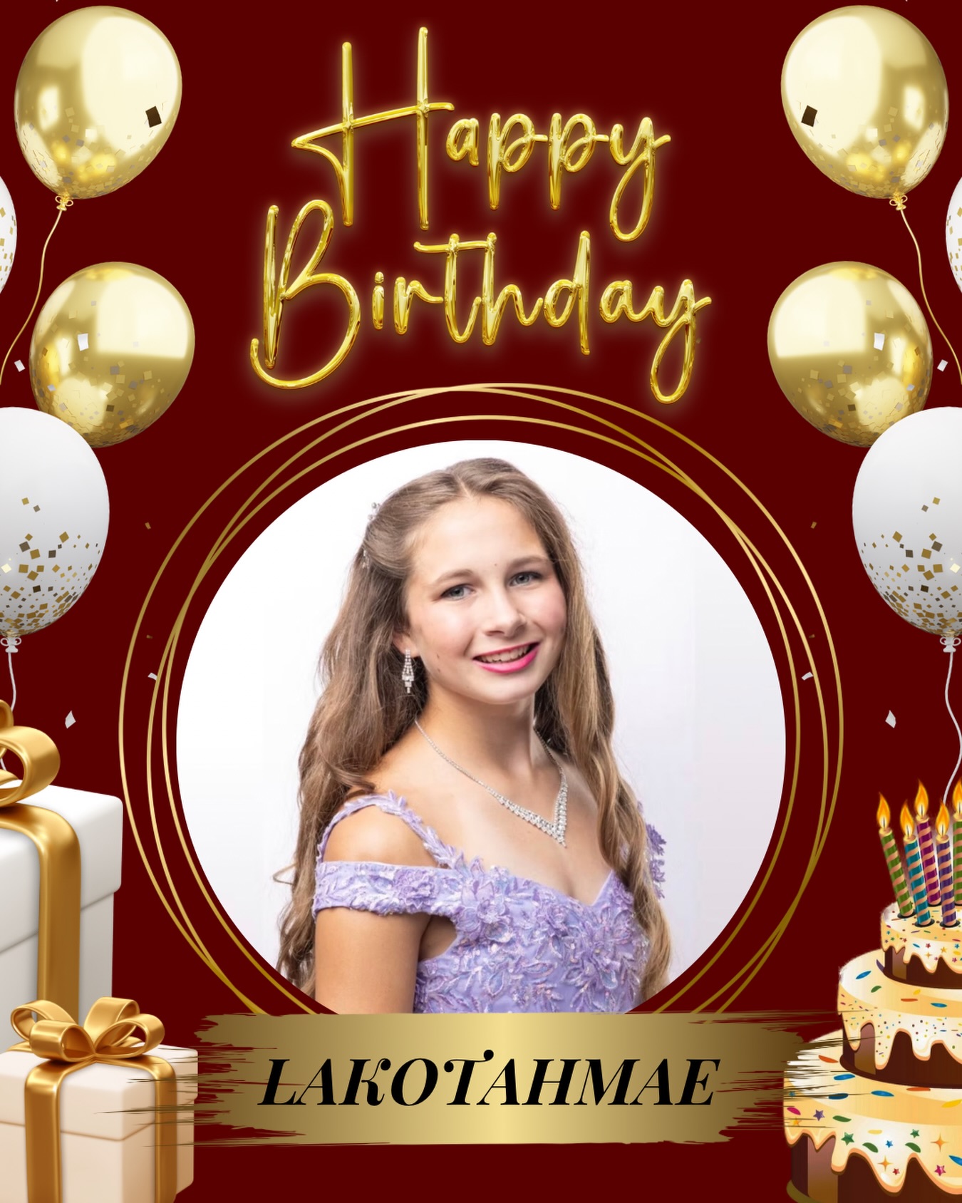 We would like to wish a very happy birthday to Lakotahmae! Congratulations on all of your accomplishments this past weekend and we hope you have an amazing day!🎂🥳