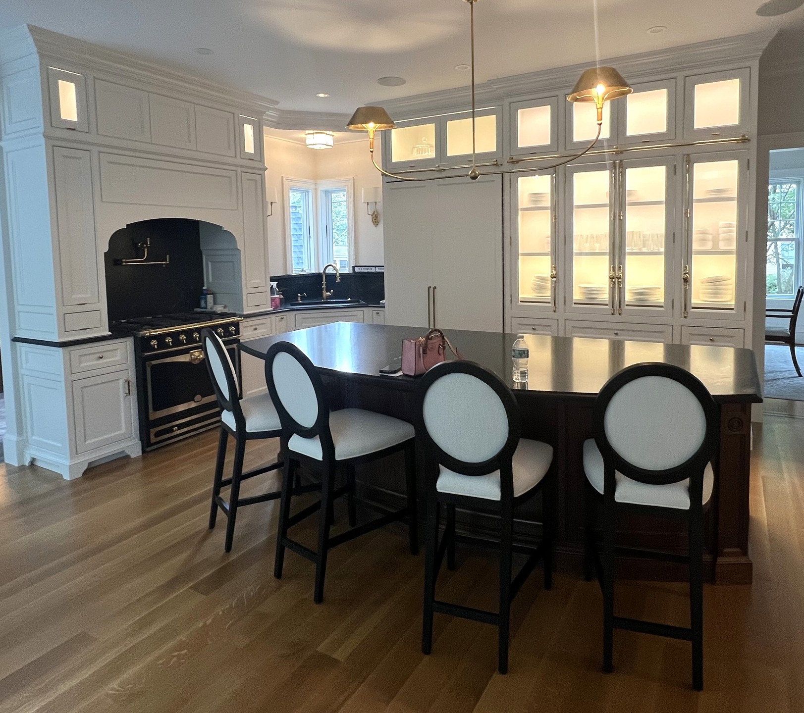Black Mist Honed Granite gives the perfect contrast to white cabinets 🖤
Adding full height backsplash, 20mm ogee edge, and their accents of gold fixtures ties the kitchen and pantry together nicely. The round table top also includes our Black Mist Honed Granite.
We can help you select the right stone for your project. Call or visit us with your inquiries! ✨
940 Wellington Ave, Cranston, RI 02910
Mon-Fri: 9-5pm / Sat: 9-3pm / Sun: Closed
401-780-9639
www.stonedepotofri.com
#blackmist #blackmistgranite #blackmisthoned #honedgranite #granite #granitecountertops #stonecountertops #kitchencountertops #customcountertops #ogeeedge #fullheightbacksplash #stonebacksplash #granitebacksplash #blackgranite #whitecabinets #kitchen #kitchenideas #kitchendesign #kitchentable #stonetable #granitetable #islandcountertop #kitchenisland #whiteandblackkitchen #pantry #pantrycountertop #stonefabricators #providence #cranston #ri