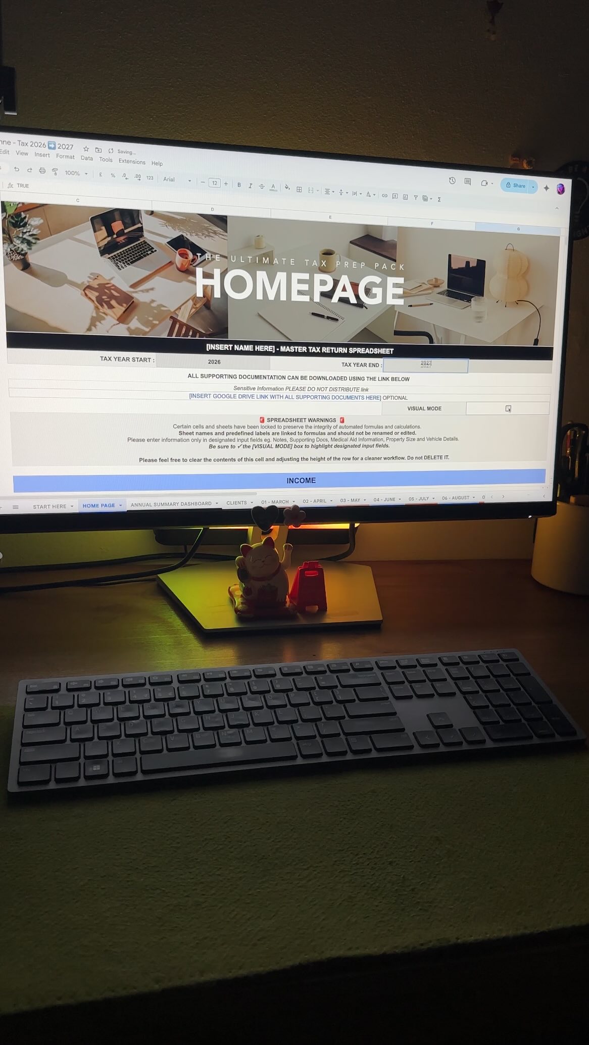 Organised freelance finances is tax prep.
At its core, this was never about building a perfect system.
It started as something simple a way to organise my freelance income and expenses, because you can’t prepare for tax without first understanding what’s there.
For a long time, my finances felt scattered. A little unclear. And more often than not uncomfortable to look at.
So I started small.
Over time, that structure became something I could return to. Something that brought clarity, not pressure. Because this was never just about tax, it was about knowing where I stand financially.
Start simple.
Stay consistent.
Let clarity build from there. ✨
If this feels familiar, I’ve turned this into a system you can use too and it’s available via the link in my bio.
May you have a restful closing to your week 🙏
More soon from your organised new friend and fellow freelancer
✨ Roxanne