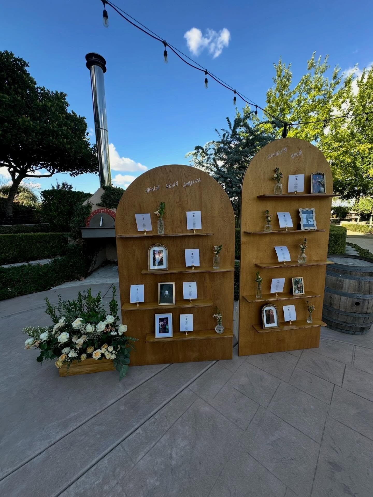 I love when a couple’s DIY projects turn out so beautifully that they look professionally done. That is the goal. If you’re going to DIY, it should still feel polished, cohesive, and like it belongs with the rest of the event design.
