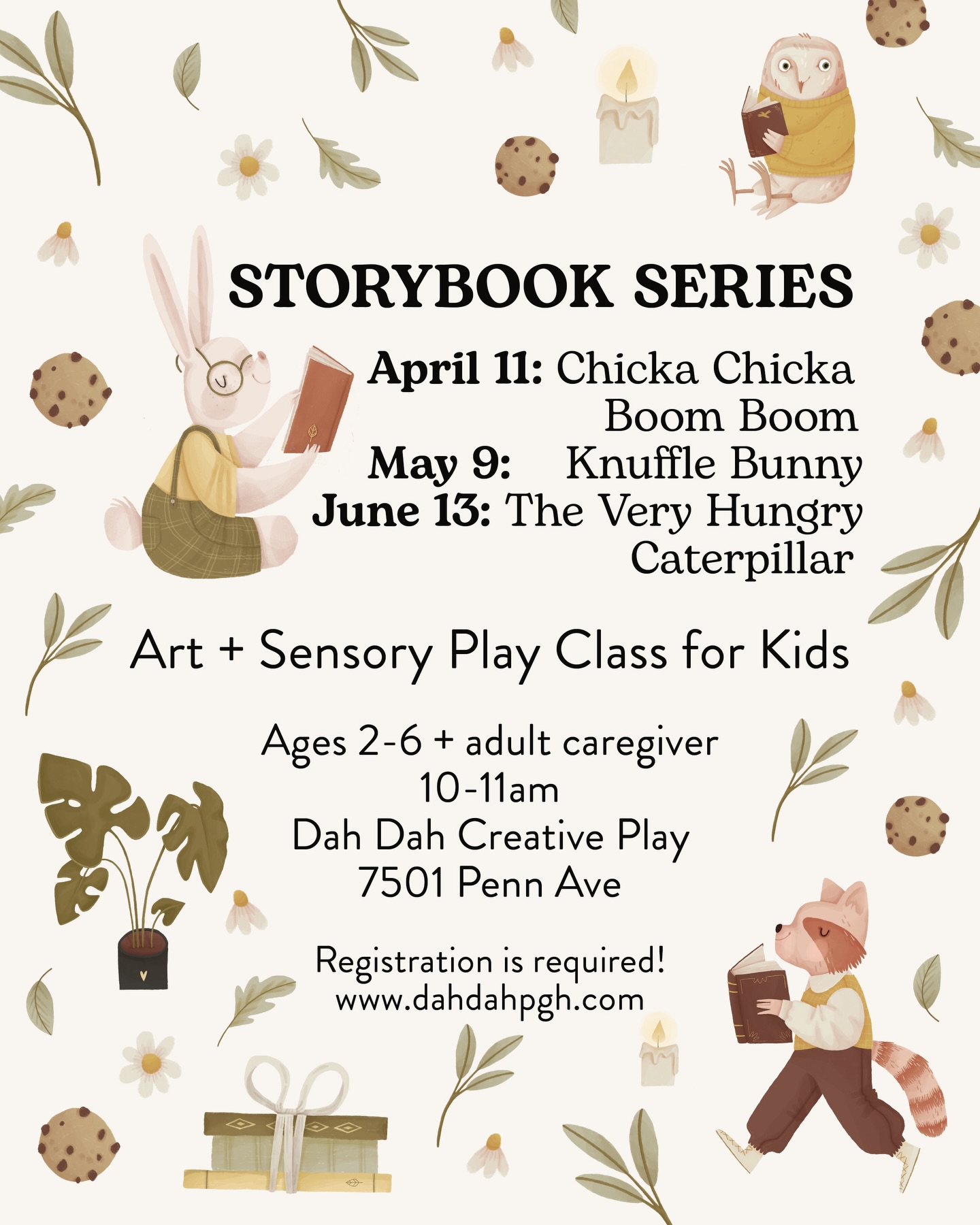📚 STORYBOOK SERIES 📚 Bringing to life old favorites and introducing new ones. Look for them monthly on select weekend dates ✨ Advance sign up is required! www.dahdahpgh (linked in bio)