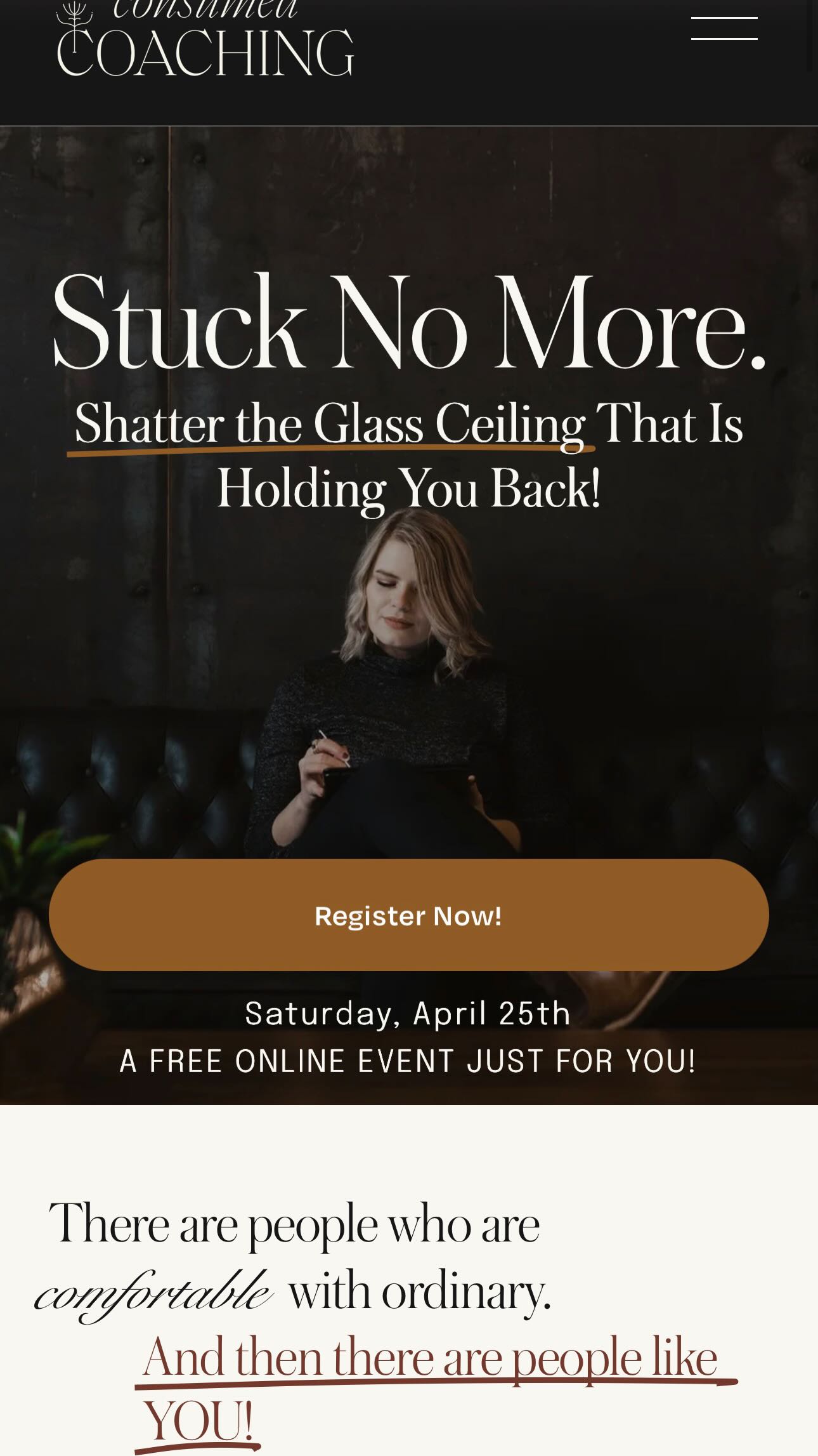 Have you joined us yet?! You have to be there!! Www.consumedcoaching.com/stucknomore (check the bio)