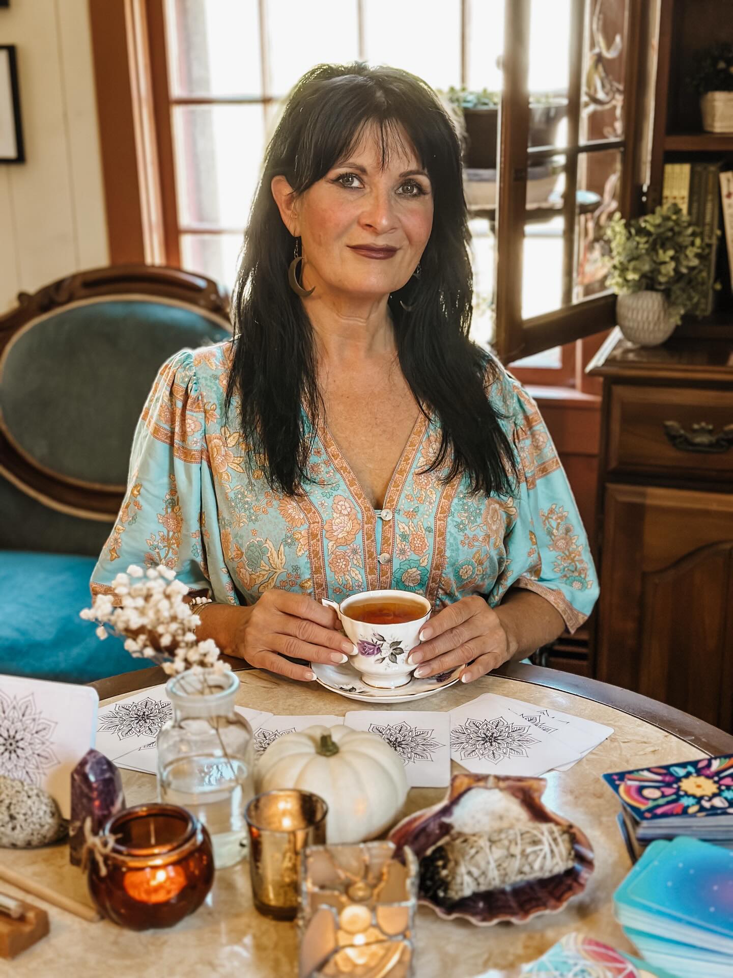 Sacred insight & peaceful transformation 🕊️
Step gently into the space between worlds with Lisa, our resident Psychic Medium, Certified RSRT Practitioner, and Reiki Master. With a soft, steady presence, she bridges the seen and unseen, offering sessions that feel like a homecoming to your own spirit.
🕯️ Lisa’s work is rooted in compassion, intuition, and sacred care. Each experience becomes a heart-centered ritual, inviting you to reconnect with your inner wisdom, receive messages from Spirit, and feel deeply supported along your path. Her offerings may include channeling, automatic writing, and intuitive cardwork, often leaving you with a tangible piece of insight to carry home.
📖 If you’re feeling called toward clarity, connection, or a little energetic support, Lisa provides a variety of ways to meet you exactly where you are. You can sit with her for a Soul Messages Session to receive channeled insight, explore gentle guidance through an Oracle Card Reading, or settle into a Reiki-Infused Channeling session to calm the nervous system and realign your energy. She also holds space for young folk and witchlings, creating a safe and nurturing environment for their spiritual curiosity to unfold.
☕️ You can also find Lisa during Mystic Sip Thursdays, offering mini readings in our cozy colonial space, perfect for a little magick woven into your week.
Ready to be seen and guided with care? Book a session with Lisa and let yourself return to the wisdom within. ✨
#TeaAndTarot #Reiki #OracleReading #Connecticut #ShorelineCT